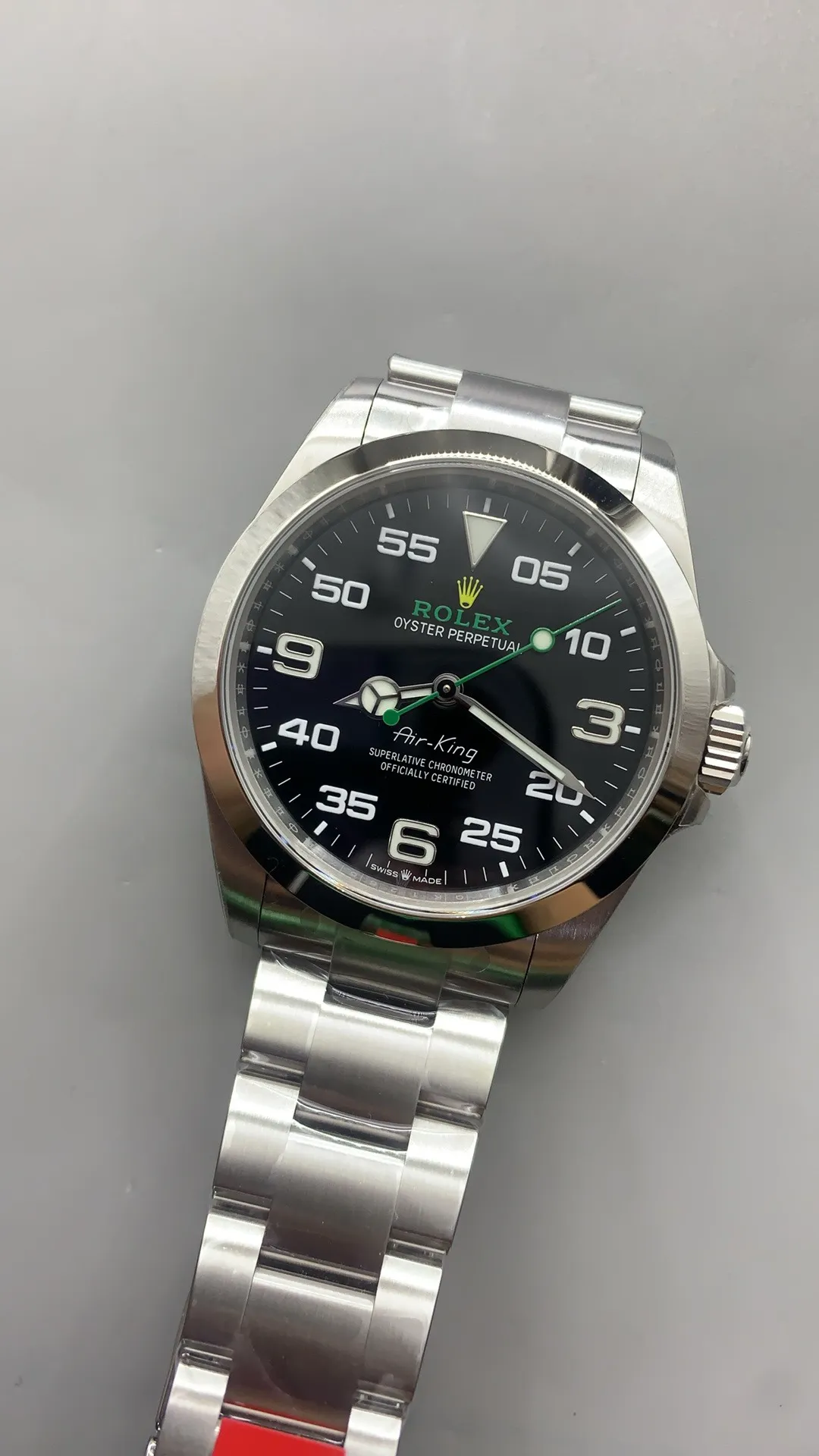 VS Factory Rolex Air-King 40mm Black Dial Smooth Bezel Oyster Bracelet (126900) 1:1 Super Clone - DD3230 Movement - VS Factory Official photo 3