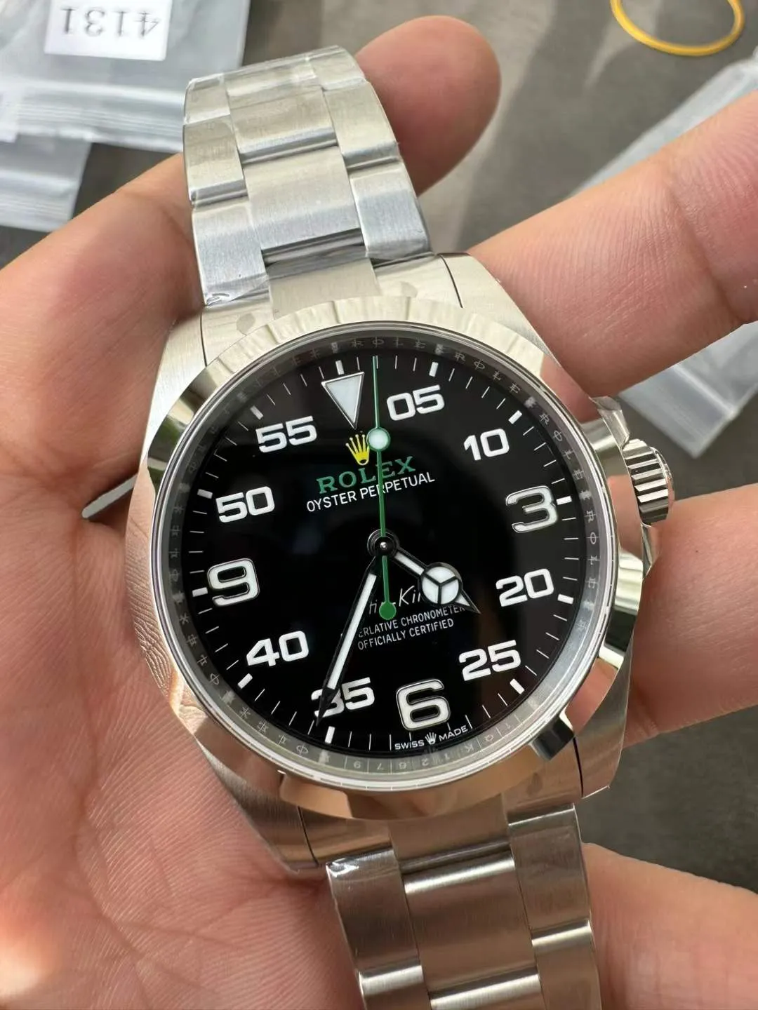 VS Factory Rolex Air-King Ref. 126900 "Aviation Dashboard" 1:1 Super Clone - DD3230 Movement - VS Factory Official photo 4