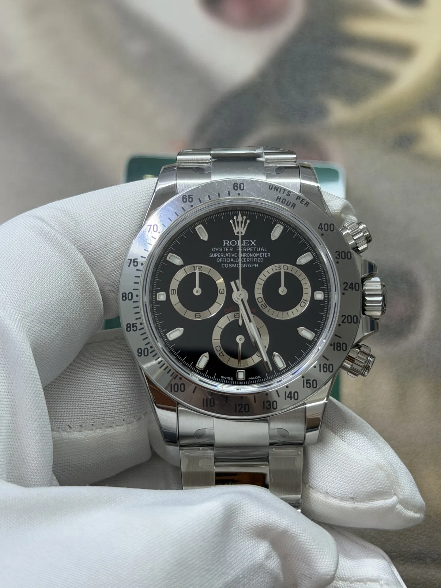 VS Factory Rolex Cosmograph Daytona 40mm Black Dial (116520) 1:1 Super Clone – DD4130 Movement - VS Factory Official photo 2