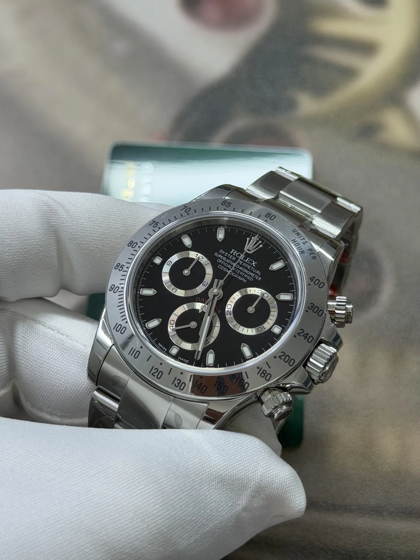 VS Factory Rolex Cosmograph Daytona 40mm Black Dial (116520) 1:1 Super Clone – DD4130 Movement - VS Factory Official photo 4