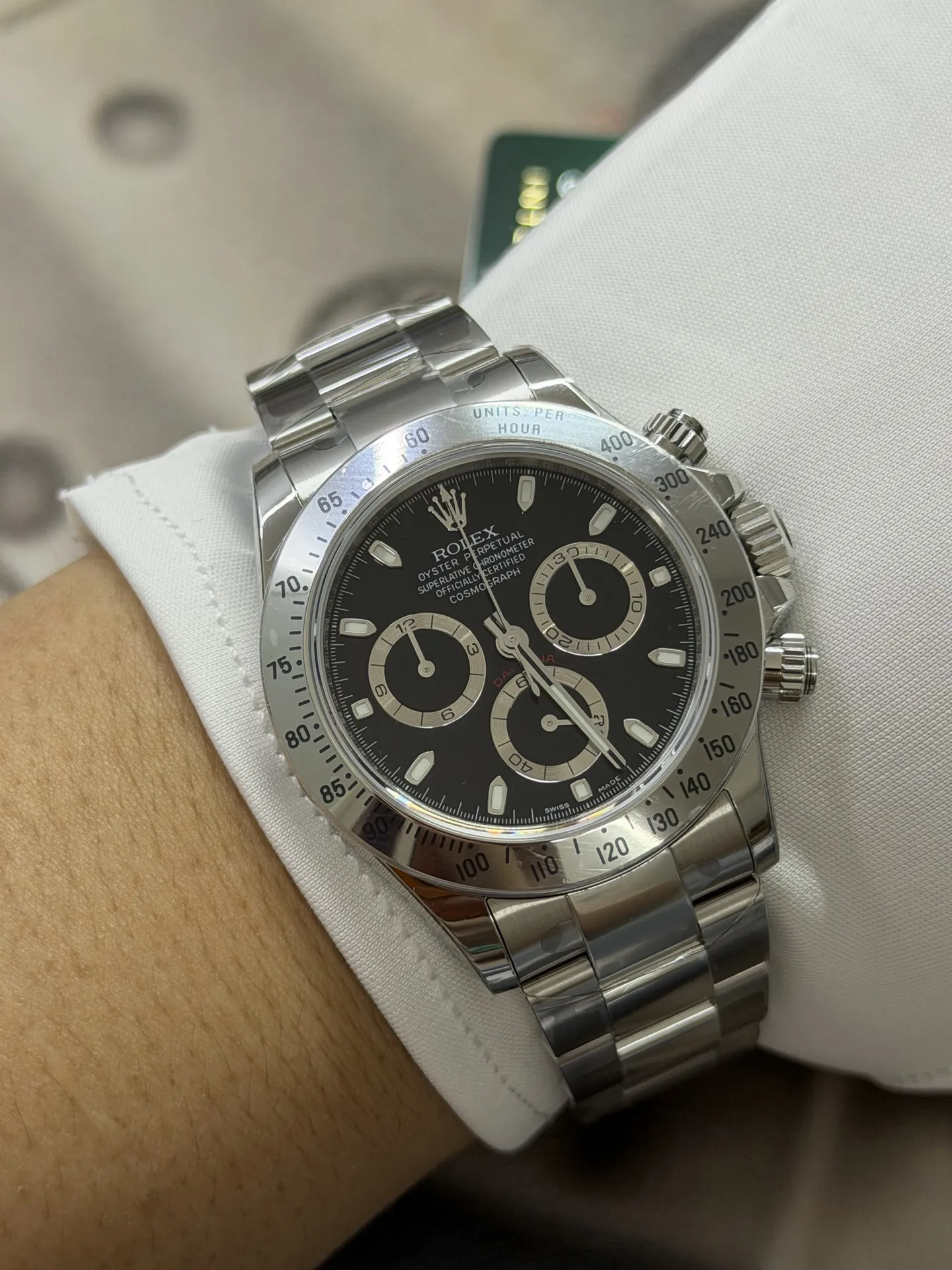 VS Factory Rolex Cosmograph Daytona 40mm Black Dial (116520) 1:1 Super Clone – DD4130 Movement - VS Factory Official photo 8