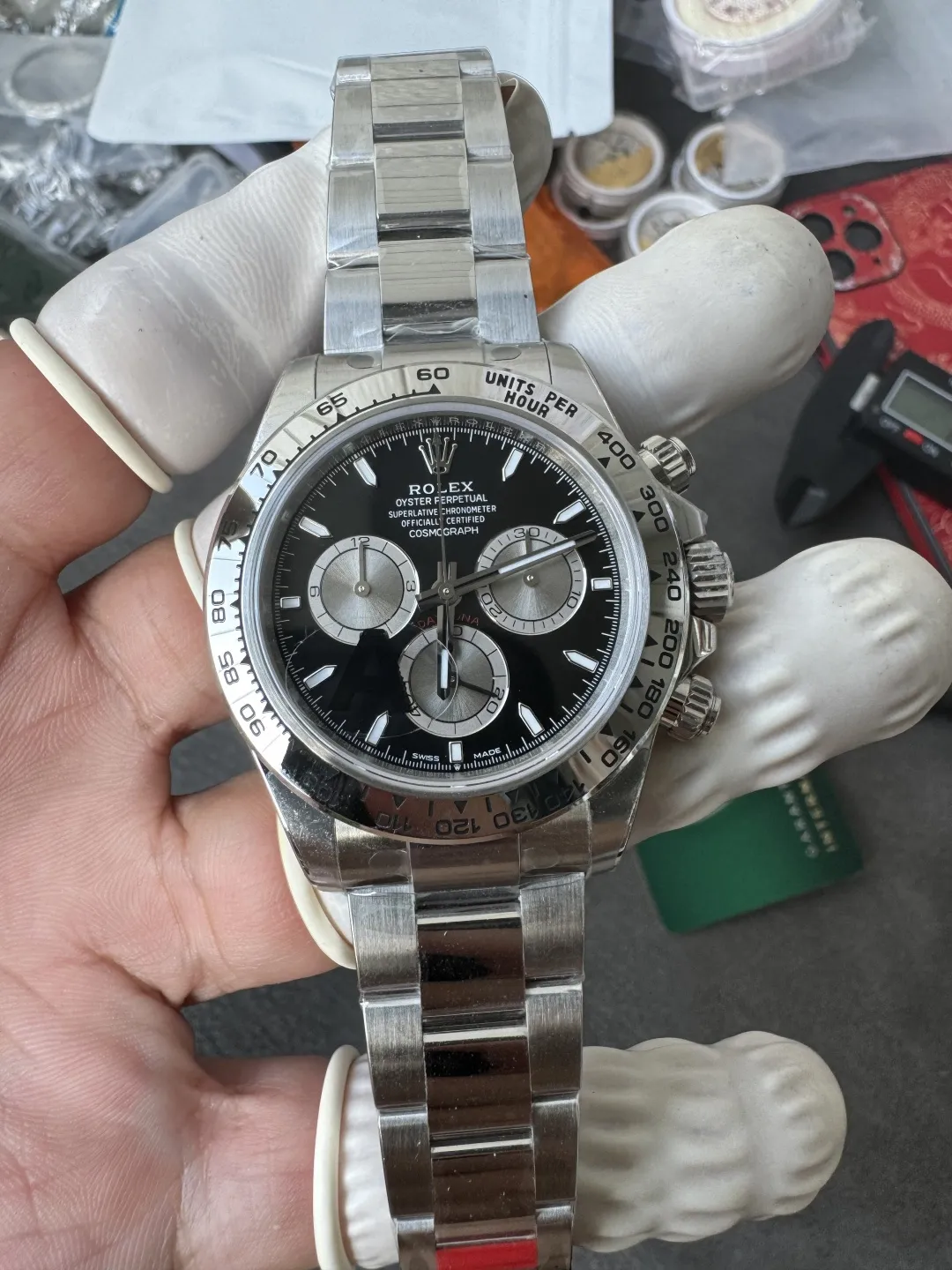 VS Factory Rolex Cosmograph Daytona 40mm Black Dial White Gold (126509) 1:1 Super Clone – DD4131 Movement - VS Factory Official