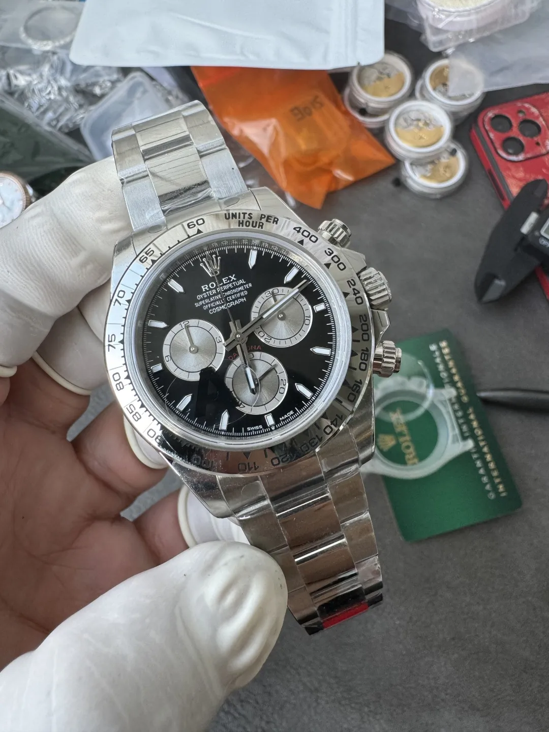 VS Factory Rolex Cosmograph Daytona 40mm Black Dial White Gold (126509) 1:1 Super Clone – DD4131 Movement - VS Factory Official photo 3