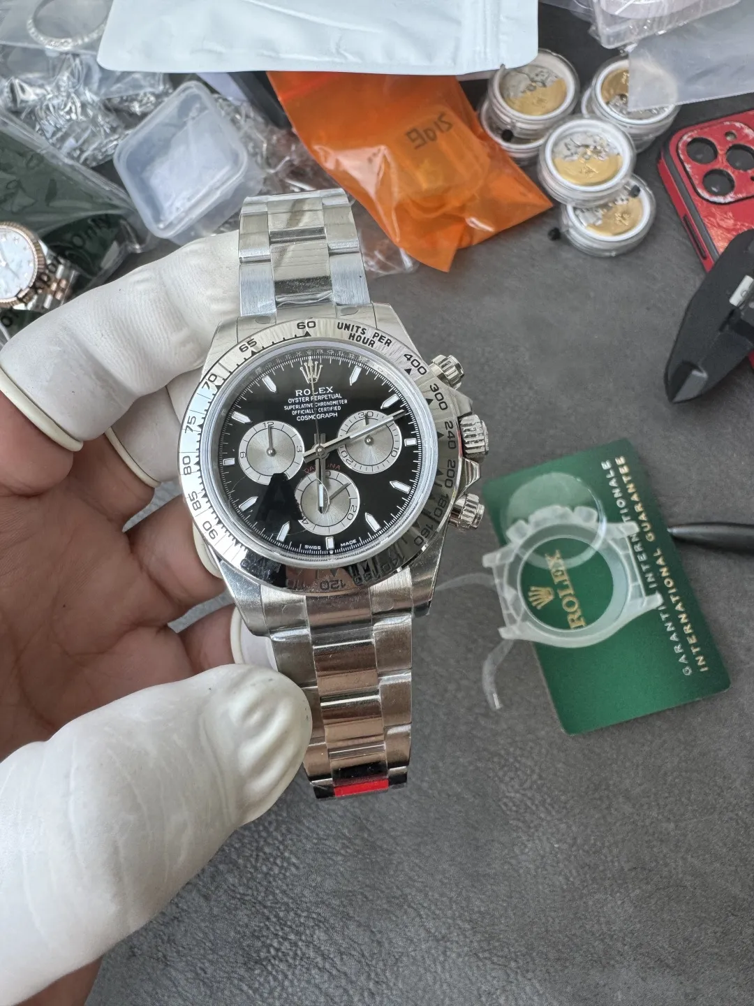 VS Factory Rolex Cosmograph Daytona 40mm Black Dial White Gold (126509) 1:1 Super Clone – DD4131 Movement - VS Factory Official photo 5