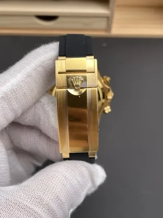 VS Factory Rolex Cosmograph Daytona 40mm Black Dial Yellow Gold Rubber Strap (126518LN) 1:1 Super Clone – DD4131 Movement - VS Factory Official photo 8