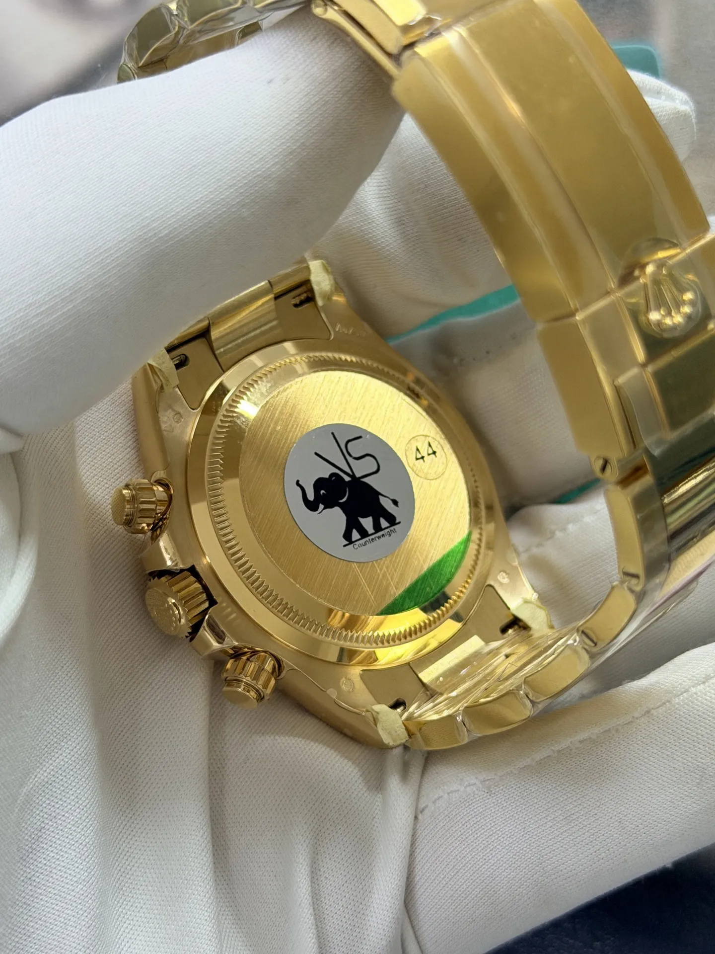 VS Factory Rolex Cosmograph Daytona 40mm Green Dial Yellow Gold(126508) 1:1 Super Clone – DD4131 Movement - VS Factory Official photo 7