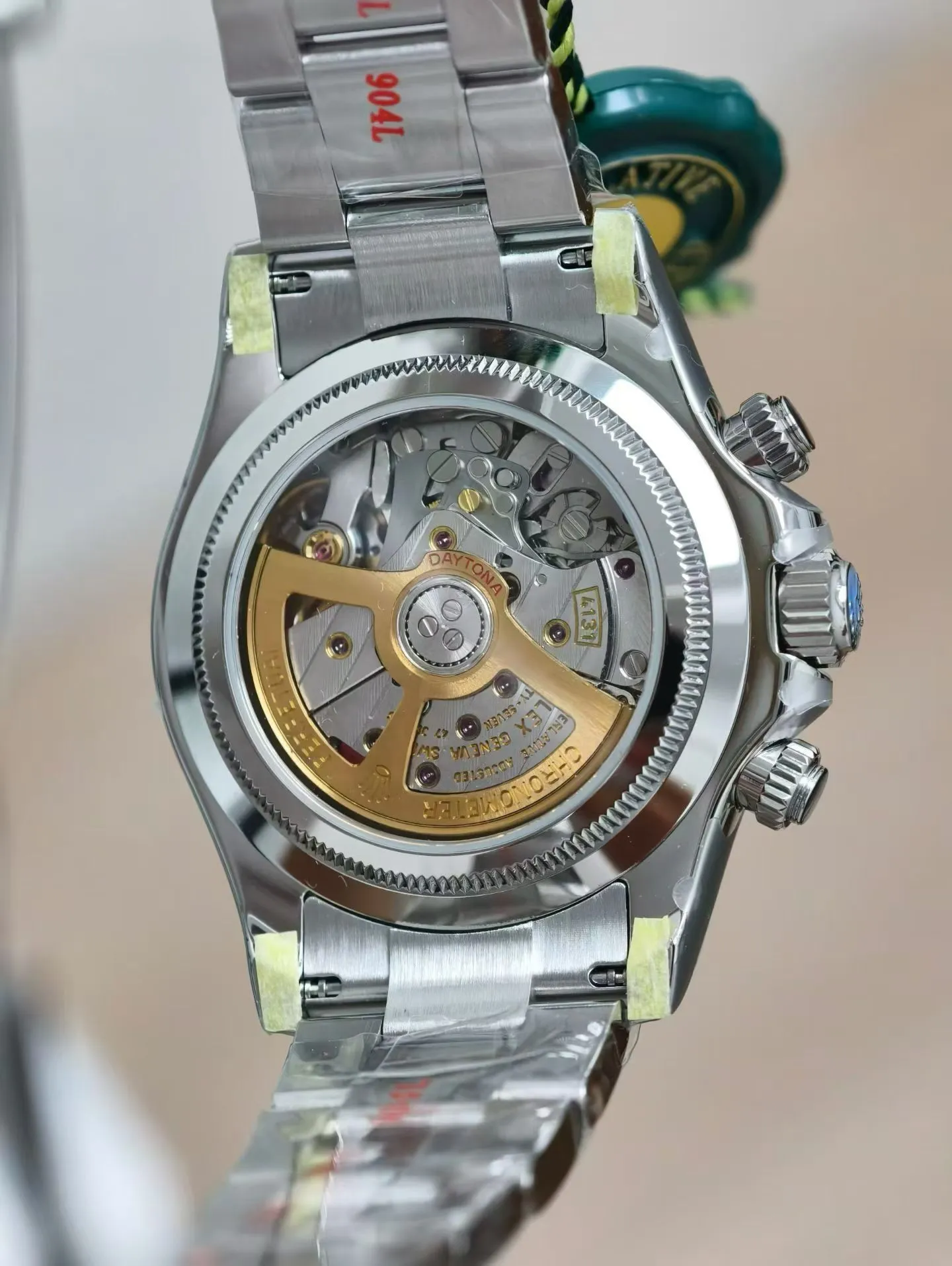 VS Factory Rolex Cosmograph Daytona 40mm "Panda" White Dial Exhibition Caseback (126502LN) 1:1 Super Clone – DD4131 Movement - VS Factory Official photo 5