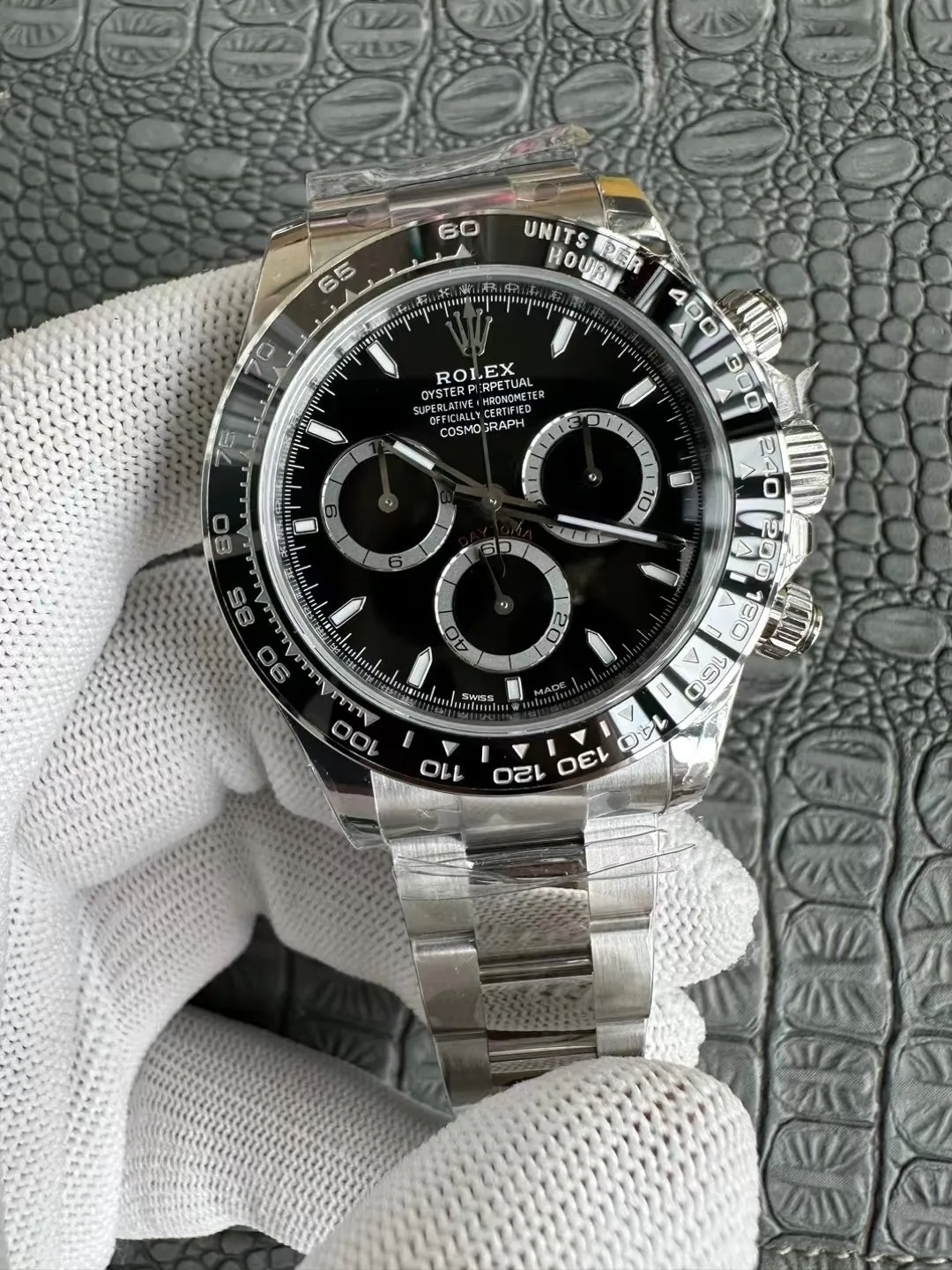 VS Factory Rolex Cosmograph Daytona Black Dial Black Ceramic Bezel(126500LN) 1:1 Super Clone - DD4131 Movement - VS Factory Official photo 3