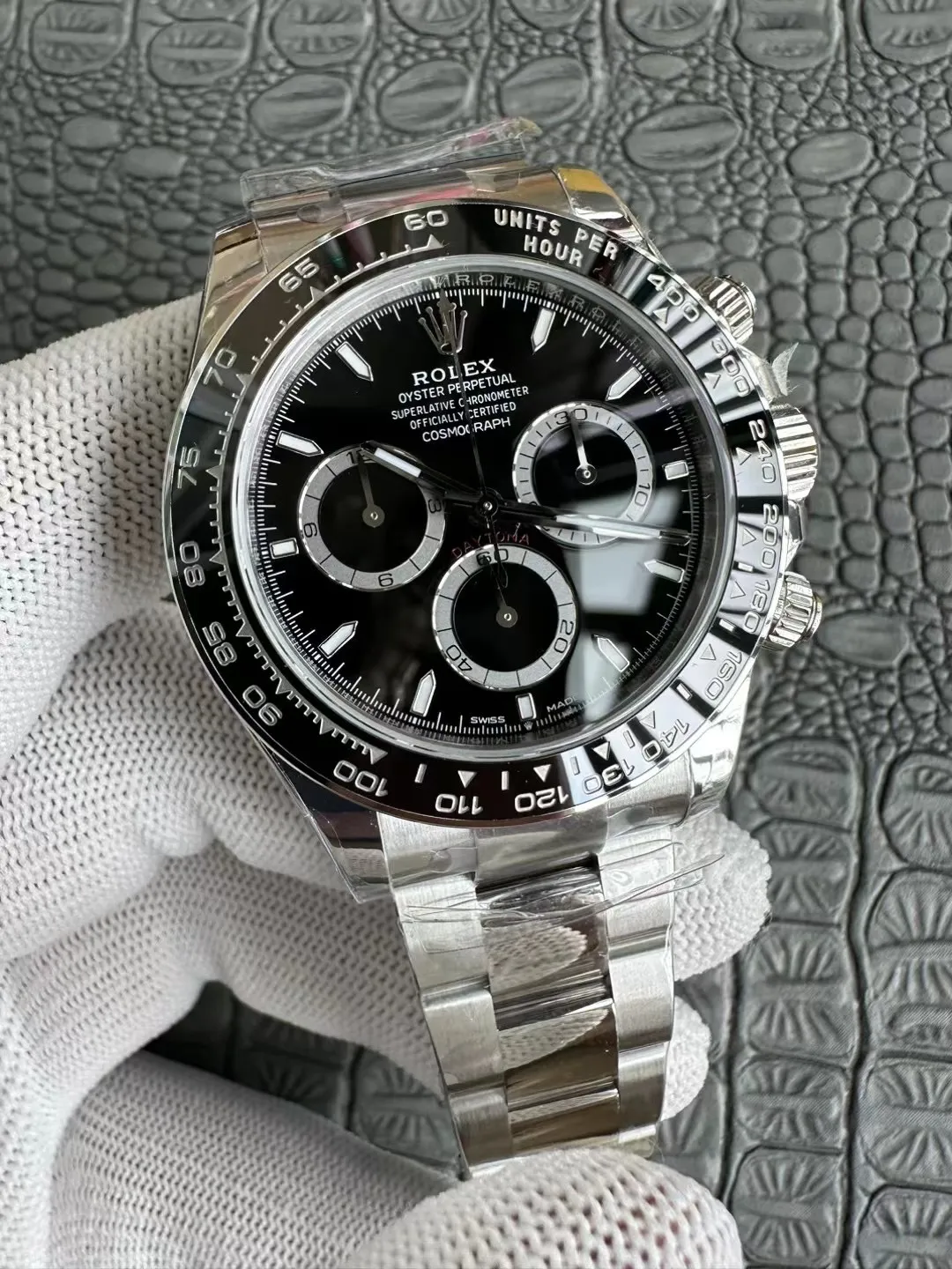 VS Factory Rolex Cosmograph Daytona Black Dial Black Ceramic Bezel(126500LN) 1:1 Super Clone - DD4131 Movement - VS Factory Official photo 4