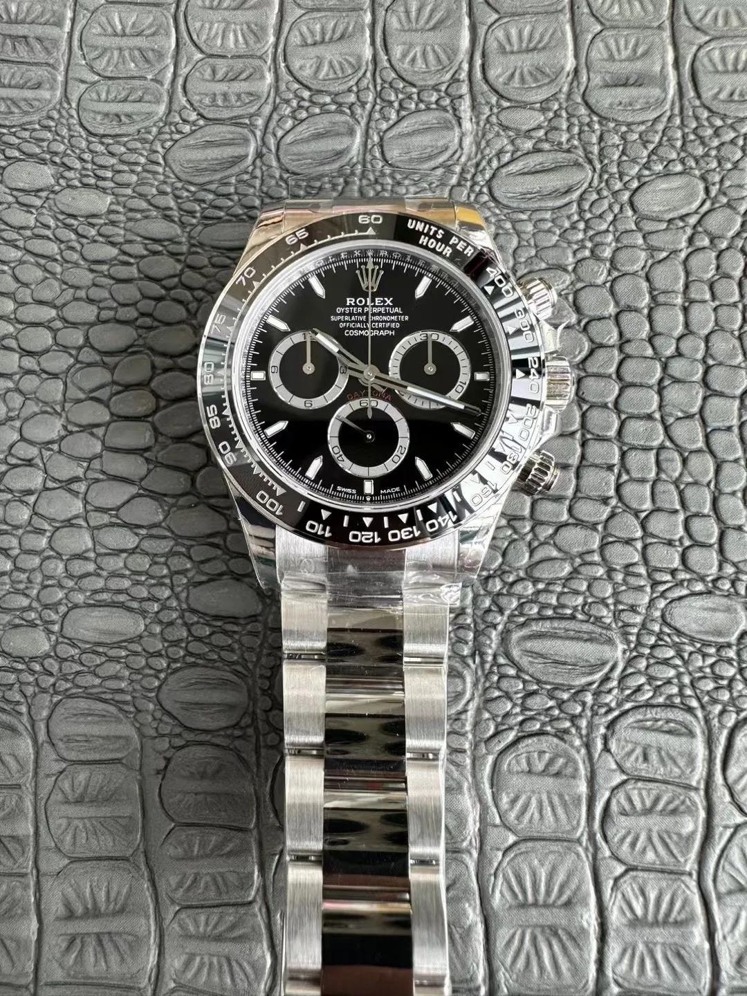 VS Factory Rolex Cosmograph Daytona Black Dial Black Ceramic Bezel(126500LN) 1:1 Super Clone - DD4131 Movement - VS Factory Official photo 6