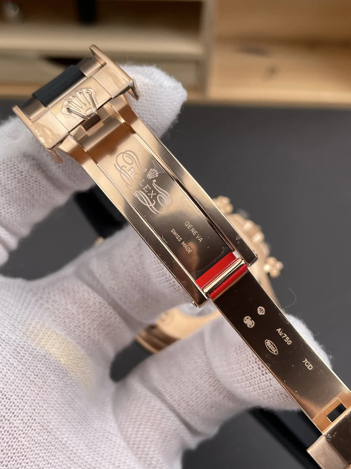 VS Factory Rolex Cosmograph Daytona "Black Diamond" Everose Gold Rubeer Strap(126515LN) 1:1 Super Clone - DD4131 Movement - VS Factory Official photo 8