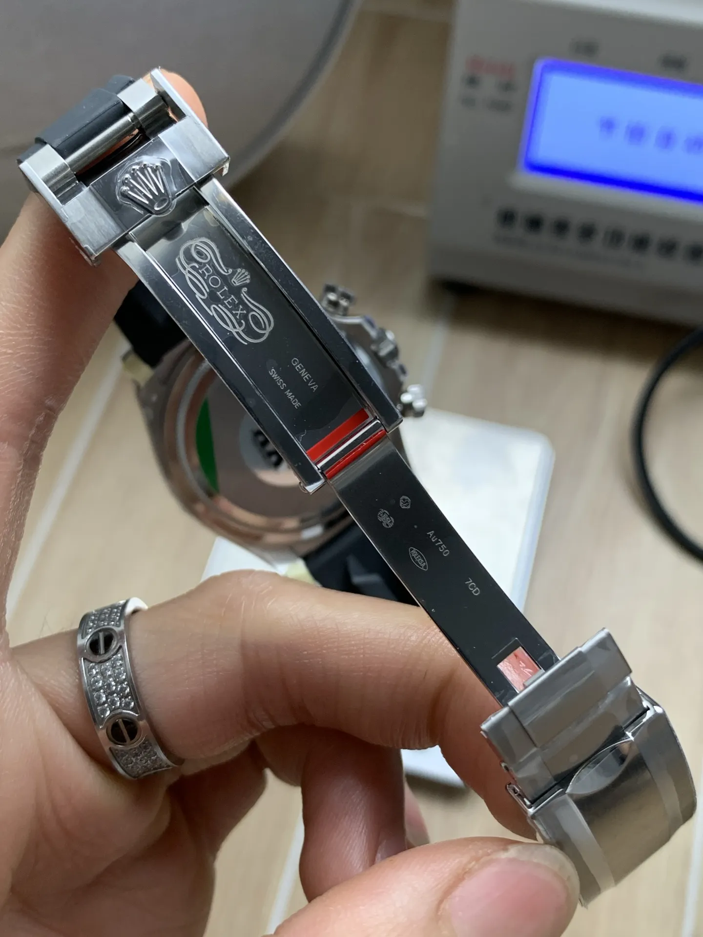 VS Factory Rolex Cosmograph Daytona "Grey Ghost" Slate Dial Rubber Strap (126519LN) 1:1 Super Clone - DD4131 Movement - VS Factory Official photo 8