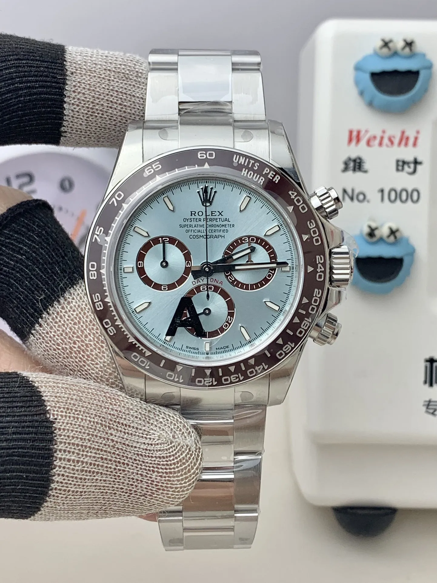 VS Factory Rolex Cosmograph Daytona "Ice Blue" Platinum (126506) 1:1 Super Clone - DD4131 Movement - VS Factory Official photo 2