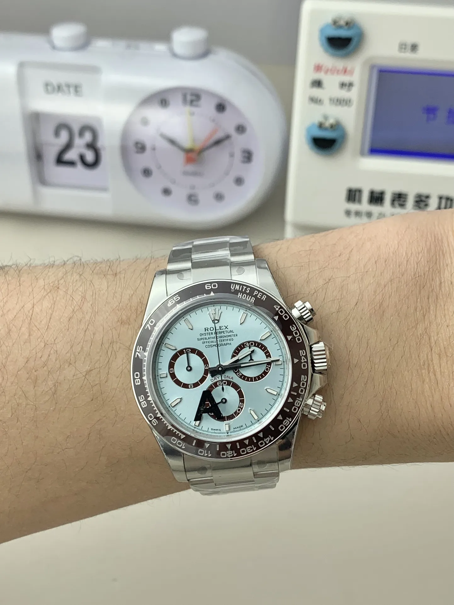 VS Factory Rolex Cosmograph Daytona "Ice Blue" Platinum (126506) 1:1 Super Clone - DD4131 Movement - VS Factory Official photo 7
