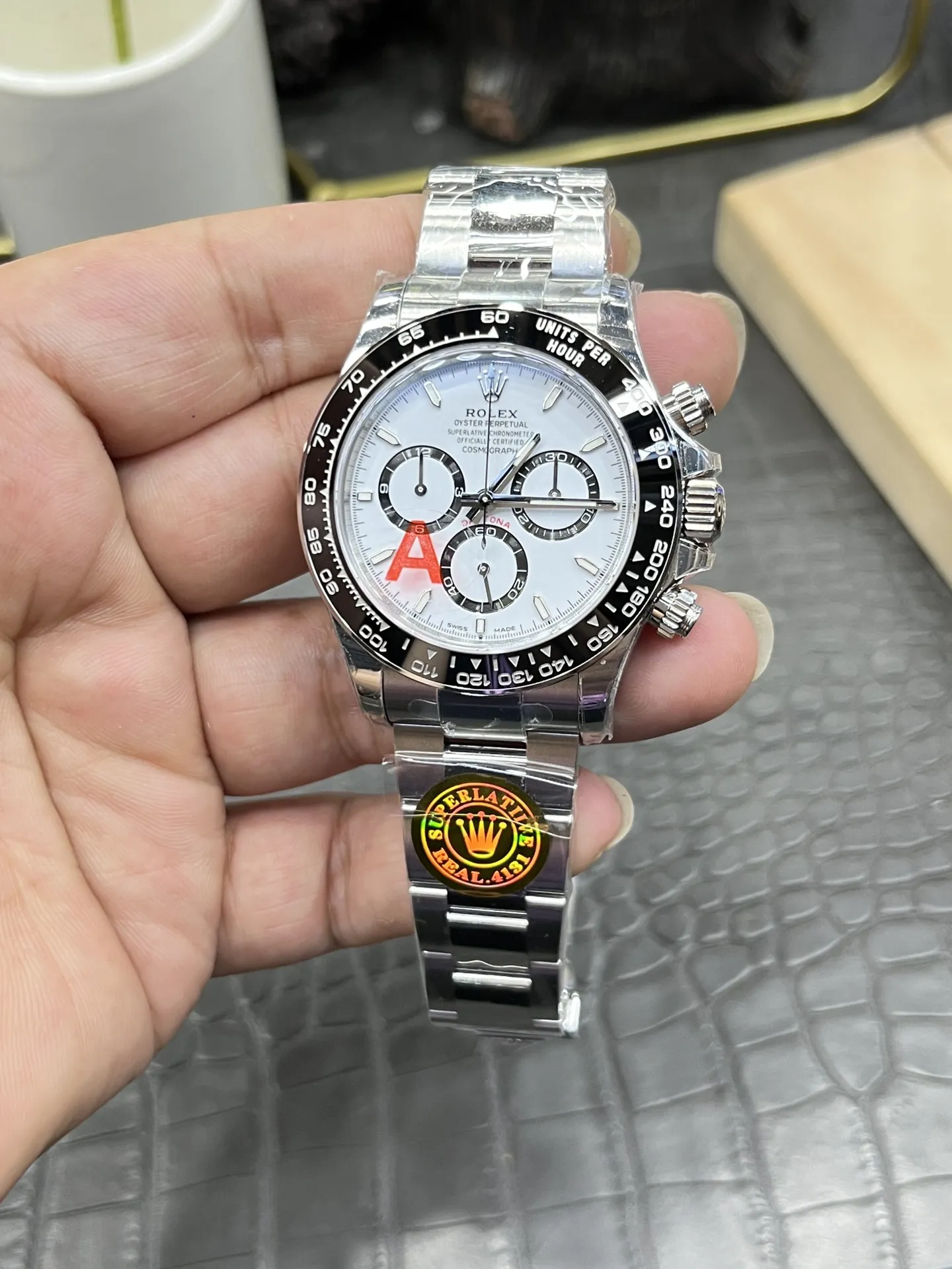 VS Factory Rolex Cosmograph Daytona "Panda" White Dial (126500LN) Super Clone - DD4131 Movement - VS Factory Official photo 2