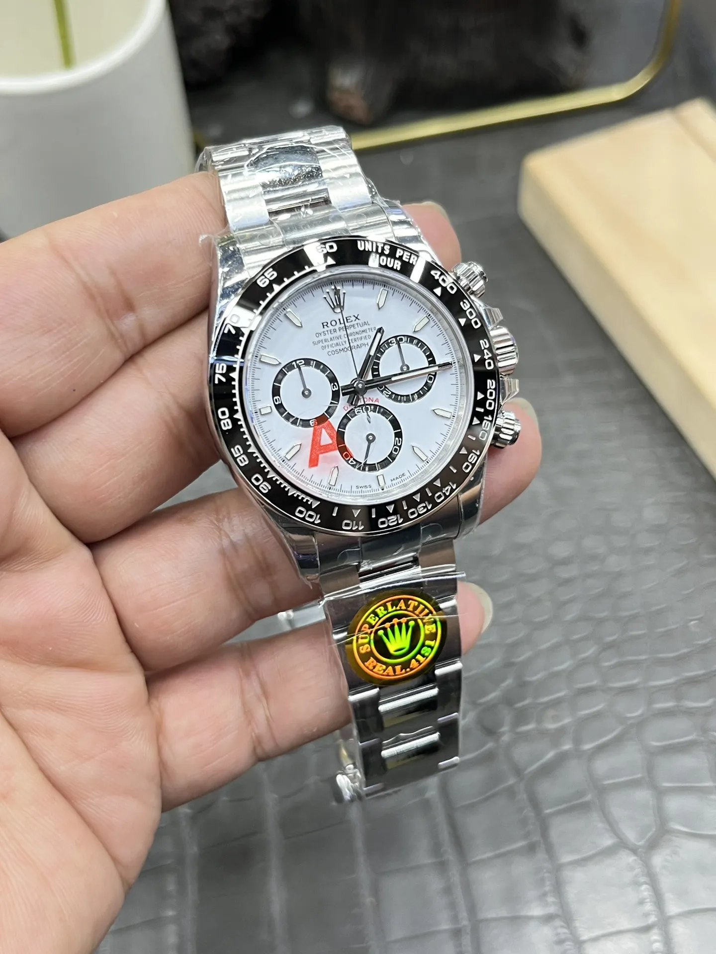 VS Factory Rolex Cosmograph Daytona "Panda" White Dial (126500LN) Super Clone - DD4131 Movement - VS Factory Official photo 3