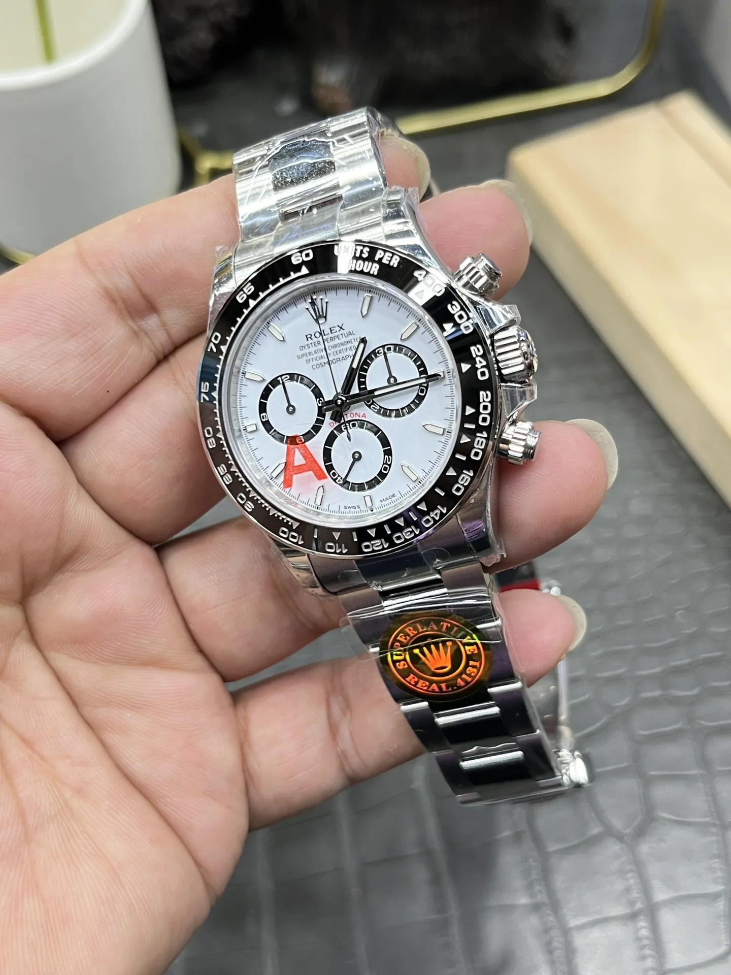 VS Factory Rolex Cosmograph Daytona "Panda" White Dial (126500LN) Super Clone - DD4131 Movement - VS Factory Official photo 4