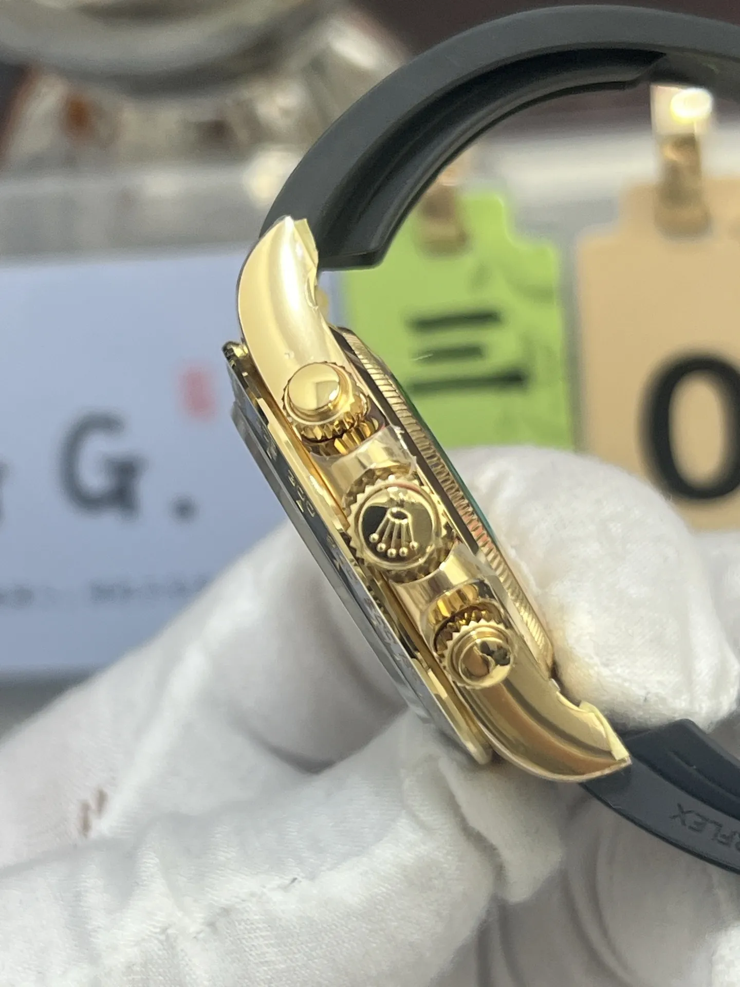 VS Factory Rolex Cosmograph Daytona "Tiffany" Turquoise Dial Rubber Strap (126518LN) 1:1 Super Clone - DD4131 Movement - VS Factory Official photo 10