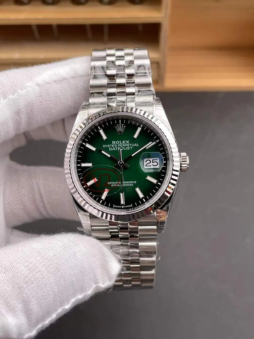 VS Factory Rolex Datejust 36 Gradient Green Dial (126234) 1:1 Super Clone – DD3235 Movement - VS Factory Official