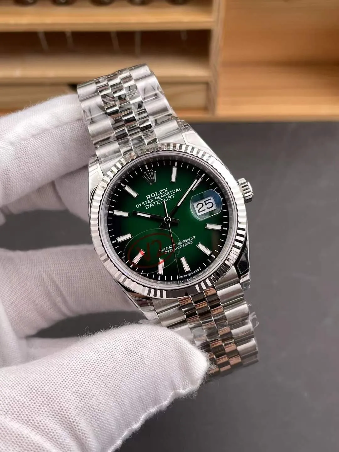 VS Factory Rolex Datejust 36 Gradient Green Dial (126234) 1:1 Super Clone – DD3235 Movement - VS Factory Official photo 2