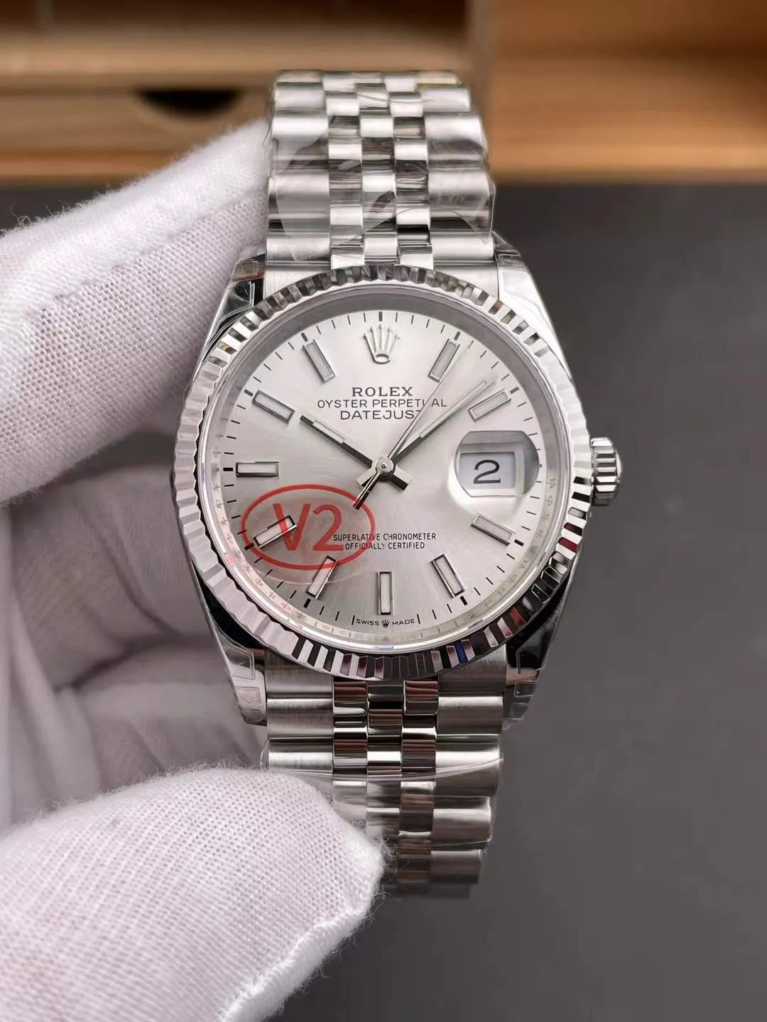 VS Factory Rolex Datejust 36 Silver Dial (126234) 1:1 Super Clone – DD3235 Movement - VS Factory Official