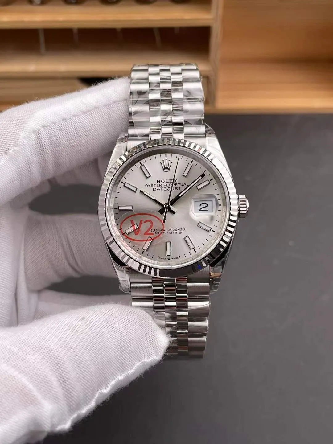VS Factory Rolex Datejust 36 Silver Dial (126234) 1:1 Super Clone – DD3235 Movement - VS Factory Official photo 2