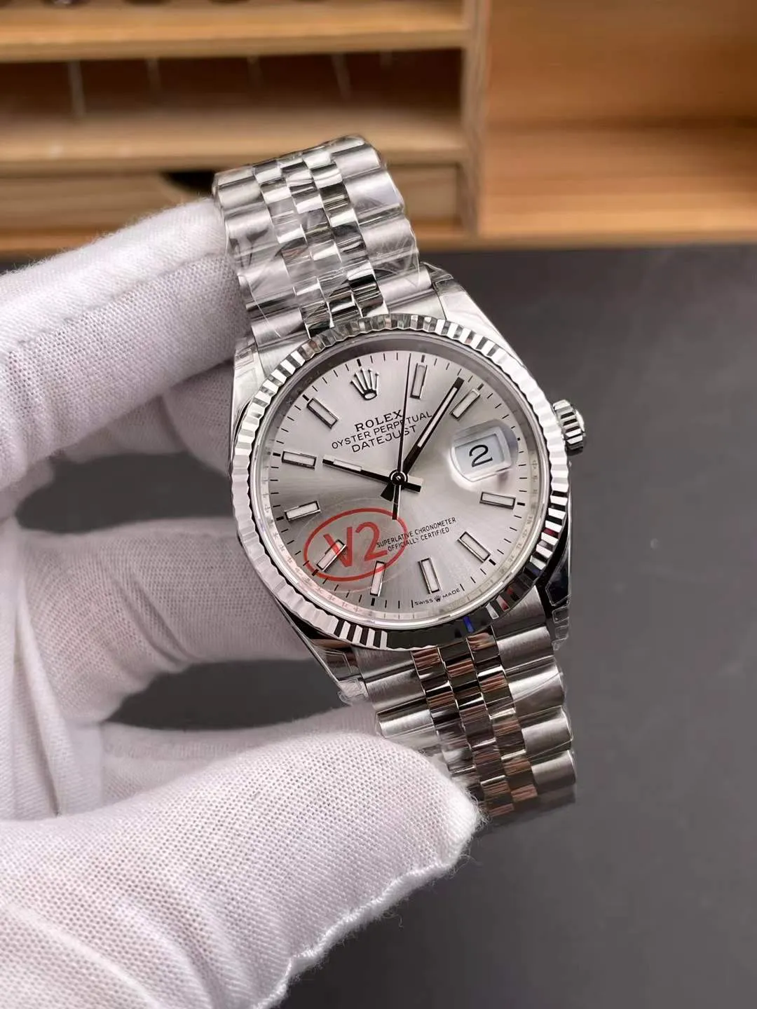 VS Factory Rolex Datejust 36 Silver Dial (126234) 1:1 Super Clone – DD3235 Movement - VS Factory Official photo 3