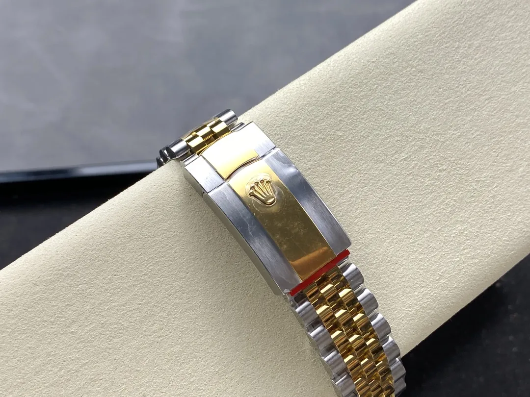 VS Factory Rolex Datejust 36 Two-Tone Yellow Gold Diamond Bezel Golden Fluted Motif (126283RBR) 1:1 Super Clone - DD3235 Movement - VS Factory Official photo 9