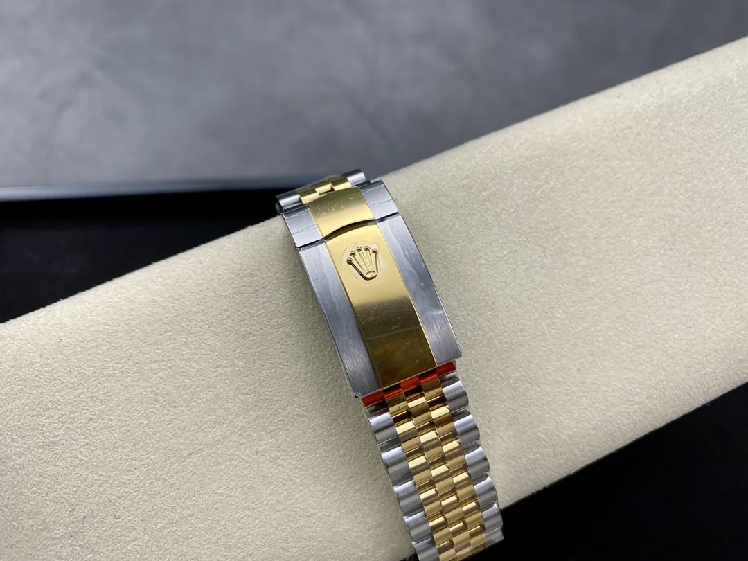 VS Factory Rolex Datejust 36 Two-Tone Yellow Gold Golden Fluted Motif Diamond Dial (126233) 1:1 Super Clone - DD3235 Movement - VS Factory Official photo 9