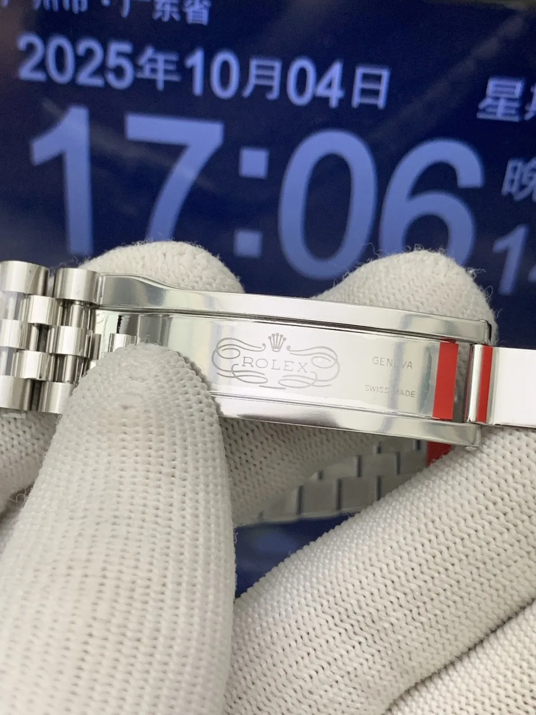 VS Factory Rolex Datejust 36mm Blue Fluted Motif Dial Jubilee Bracelet (126234) 1:1 Super Clone - DD3235 Movement - VS Factory Official photo 9