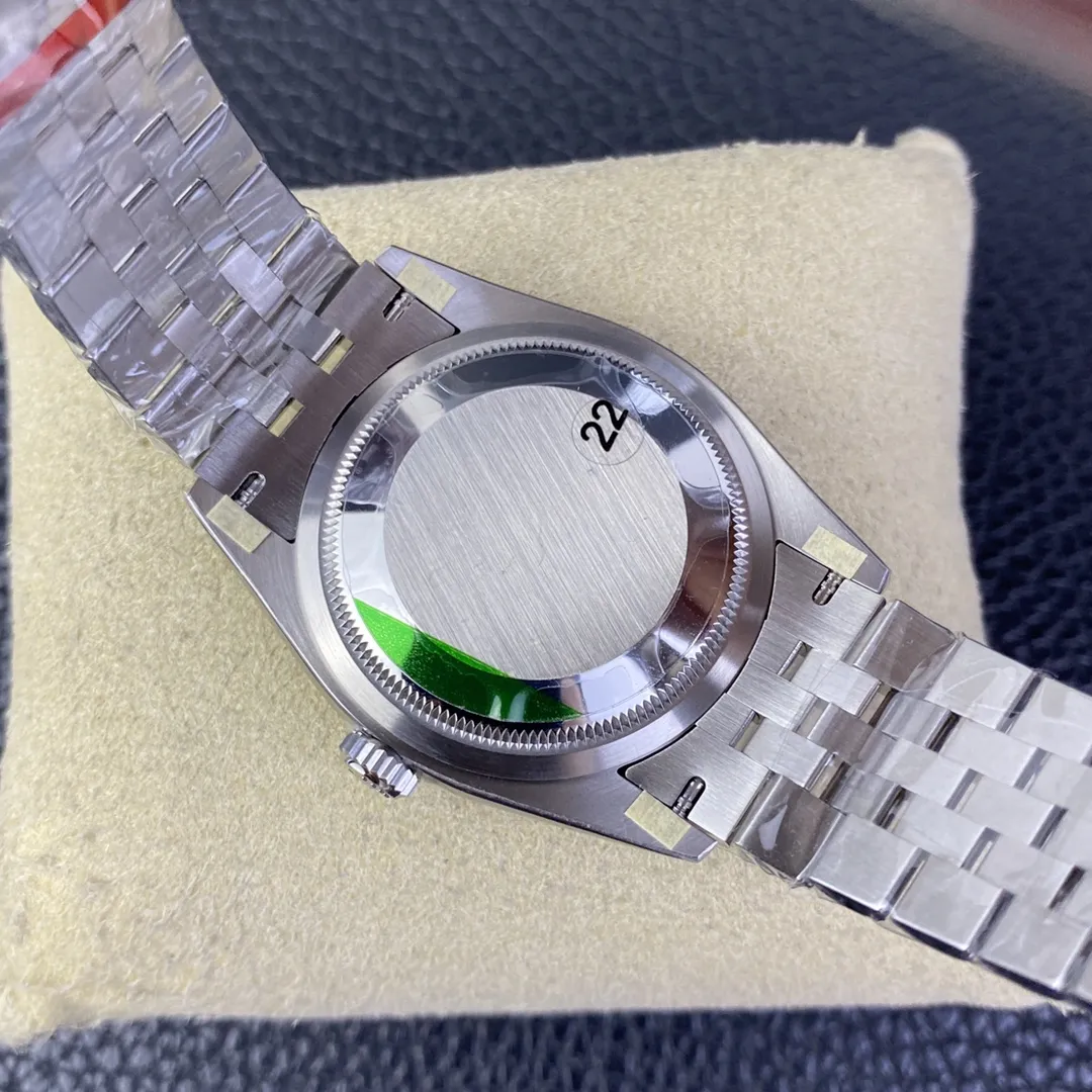 VS Factory Rolex Datejust 36mm Olive Green Palm Motif Diamond Dial Jubilee Bracelet (126234) 1:1 Super Clone - DD3235 Movement - VS Factory Official photo 8