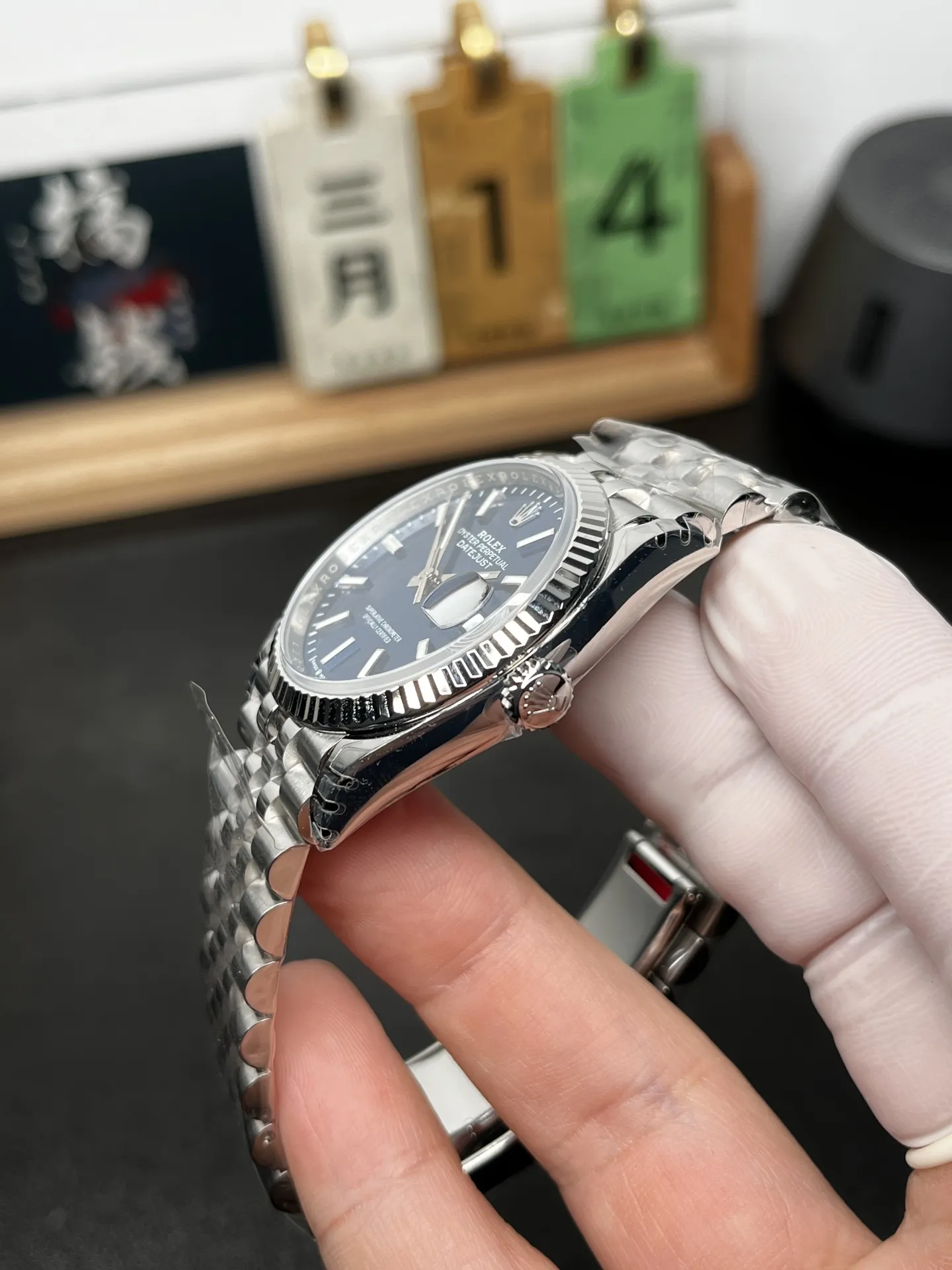 VS Factory Rolex Datejust 36mm Sunburst Blue Dial Jubilee Bracelet (126234) 1:1 Super Clone - DD3235 Movement - VS Factory Official photo 6
