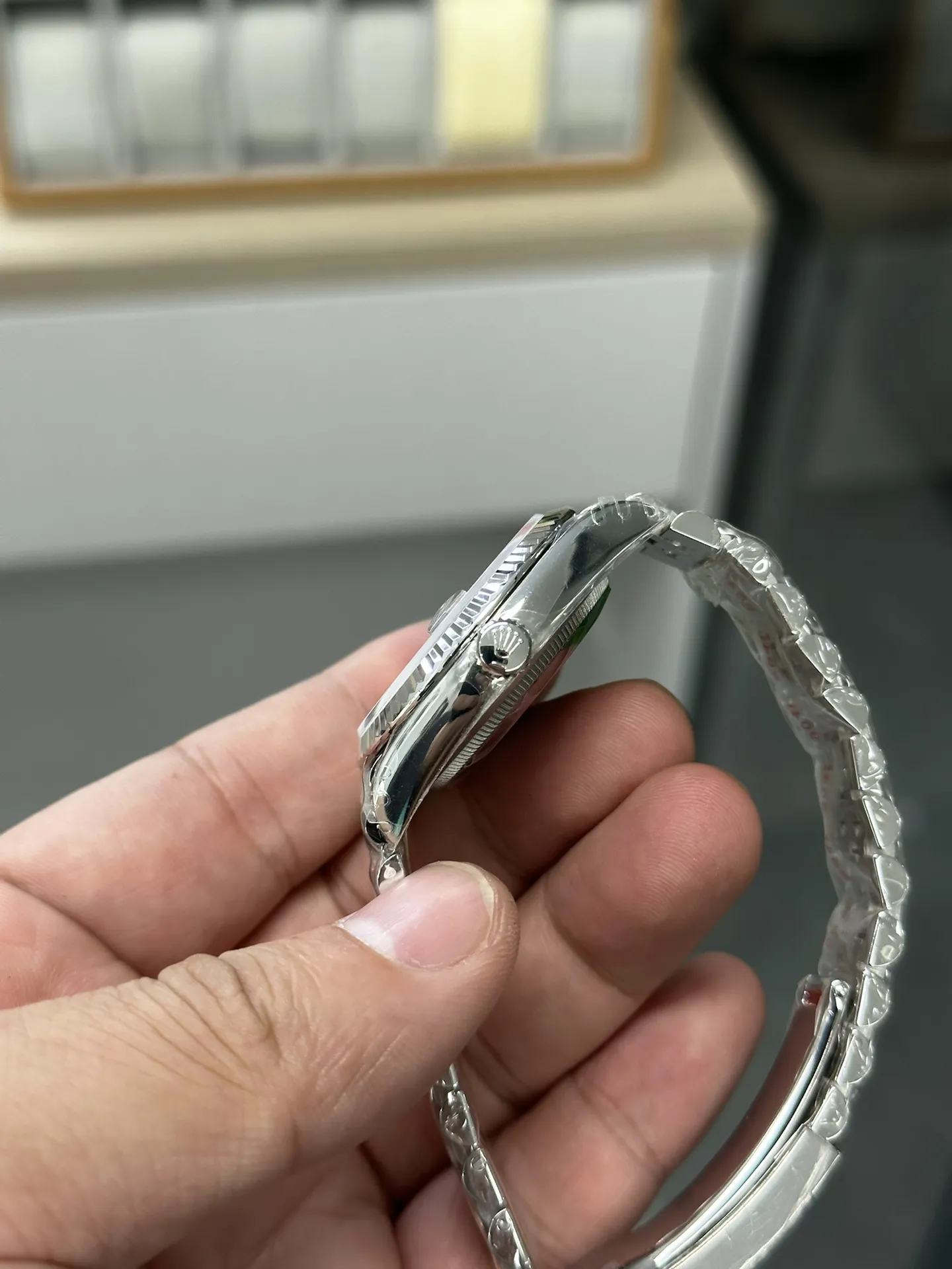 VS Factory Rolex Datejust 36mm Sunburst Blue Diamond Dial Jubilee Bracelet (126234) 1:1 Super Clone - DD3235 Movement - VS Factory Official photo 4