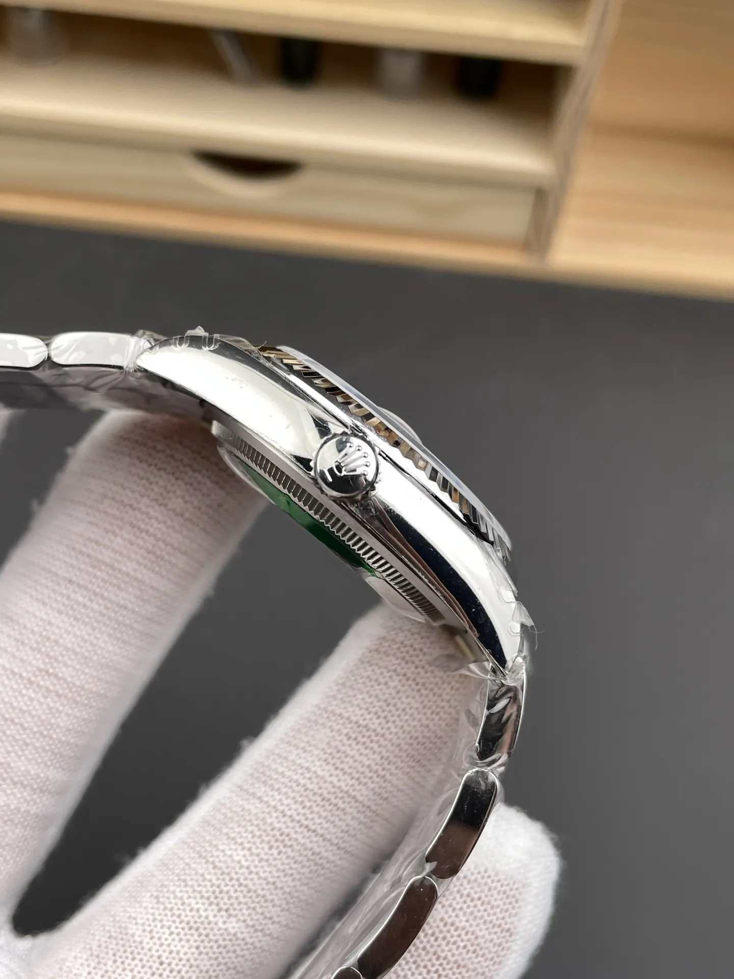 VS Factory Rolex Datejust 36mm Sunburst Green Dial Oyster Bracelet (126234) 1:1 Super Clone - DD3235 Movement - VS Factory Official photo 8