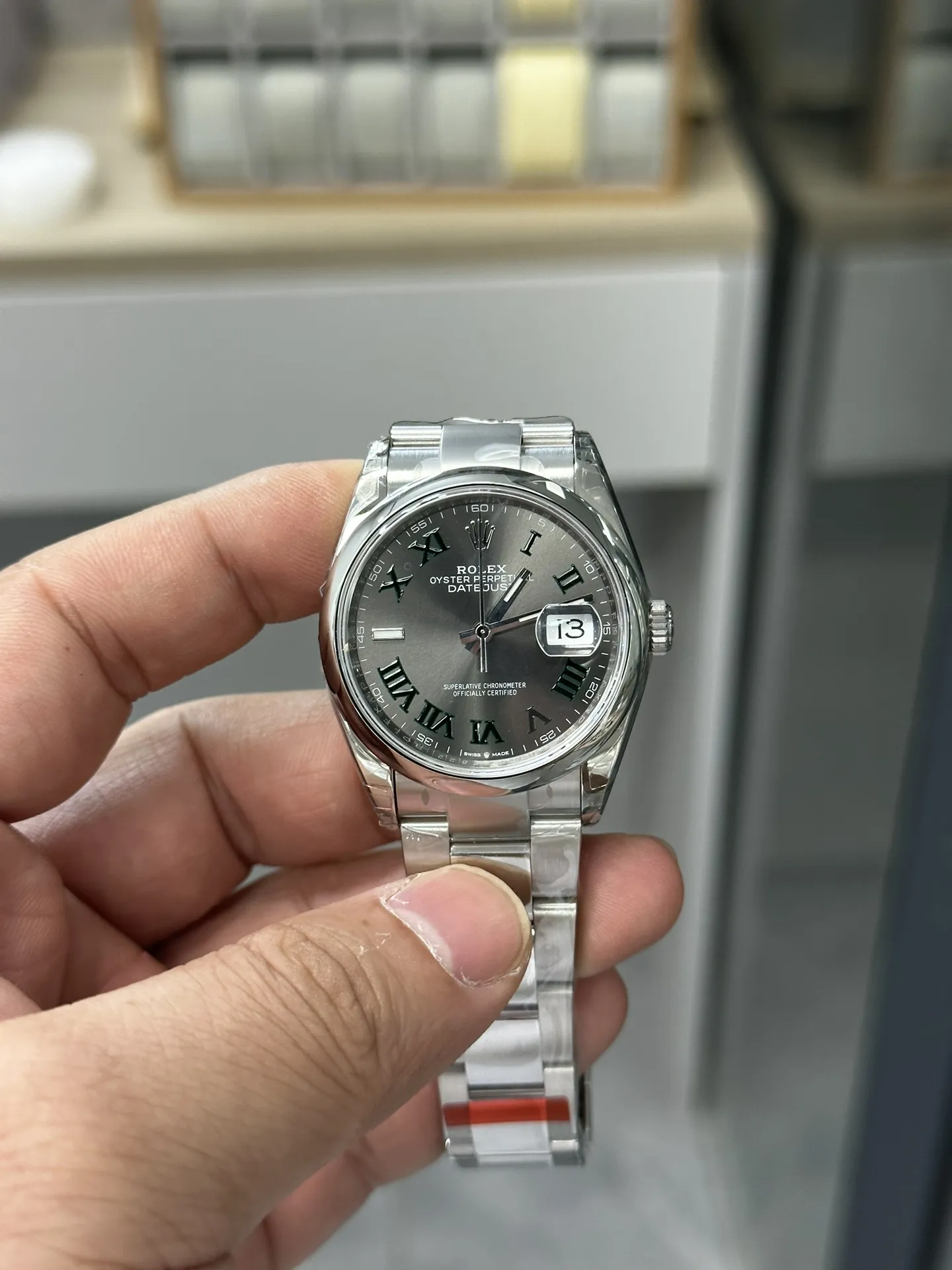 VS Factory Rolex Datejust 36mm "Wimbledon" Dial Smooth Bezel Oyster Bracelet (126200) 1:1 Super Clone - DD3235 Movement - VS Factory Official photo 2