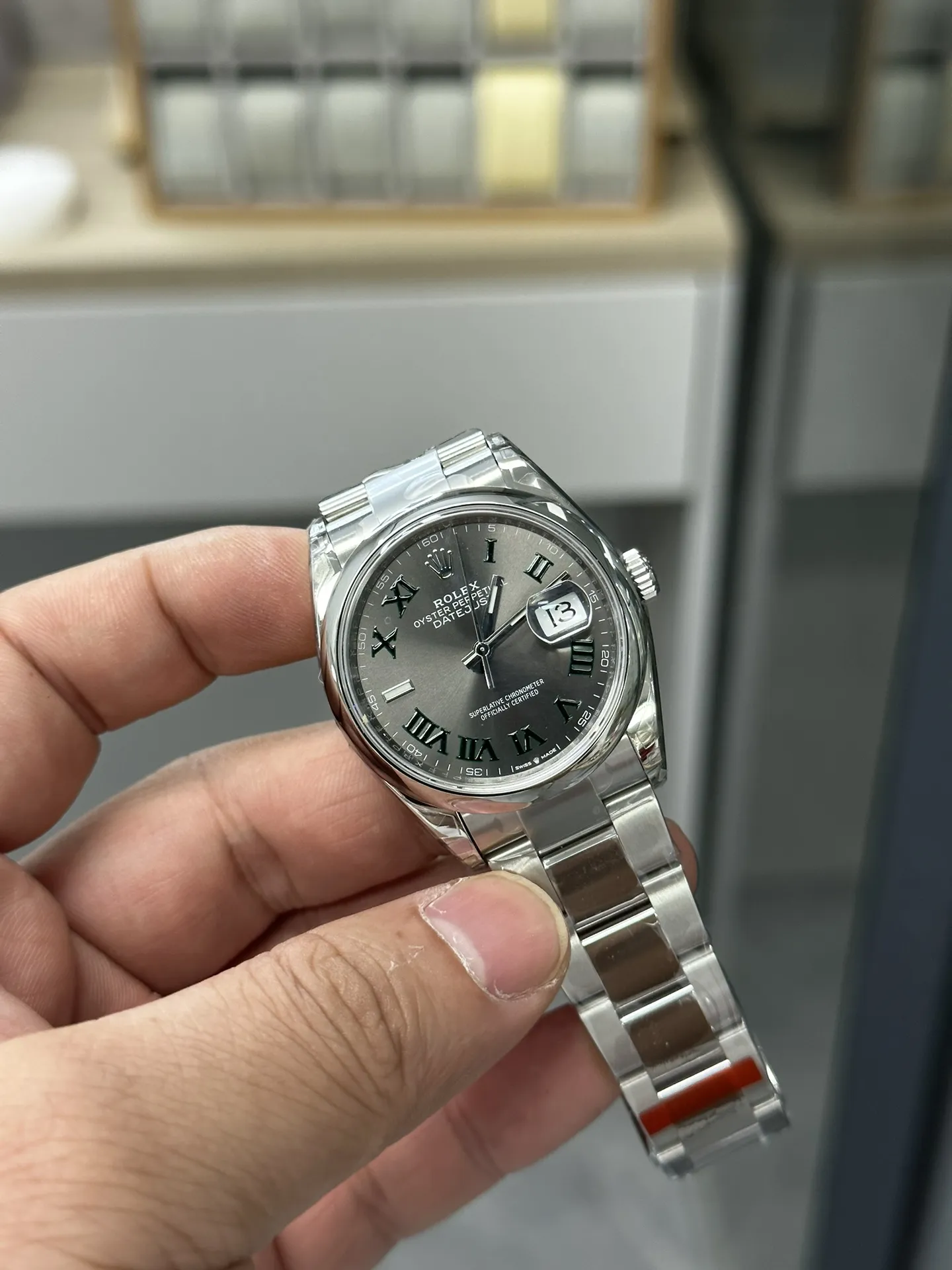 VS Factory Rolex Datejust 36mm "Wimbledon" Dial Smooth Bezel Oyster Bracelet (126200) 1:1 Super Clone - DD3235 Movement - VS Factory Official photo 3