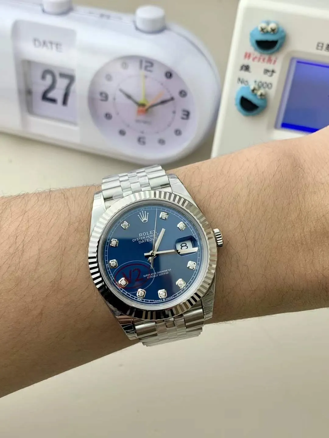 VS Factory Rolex Datejust 41 Blue Diamond Dial Jubilee Bracelet (126334) 1:1 Super Clone – DD3235 Movement - VS Factory Official photo 7