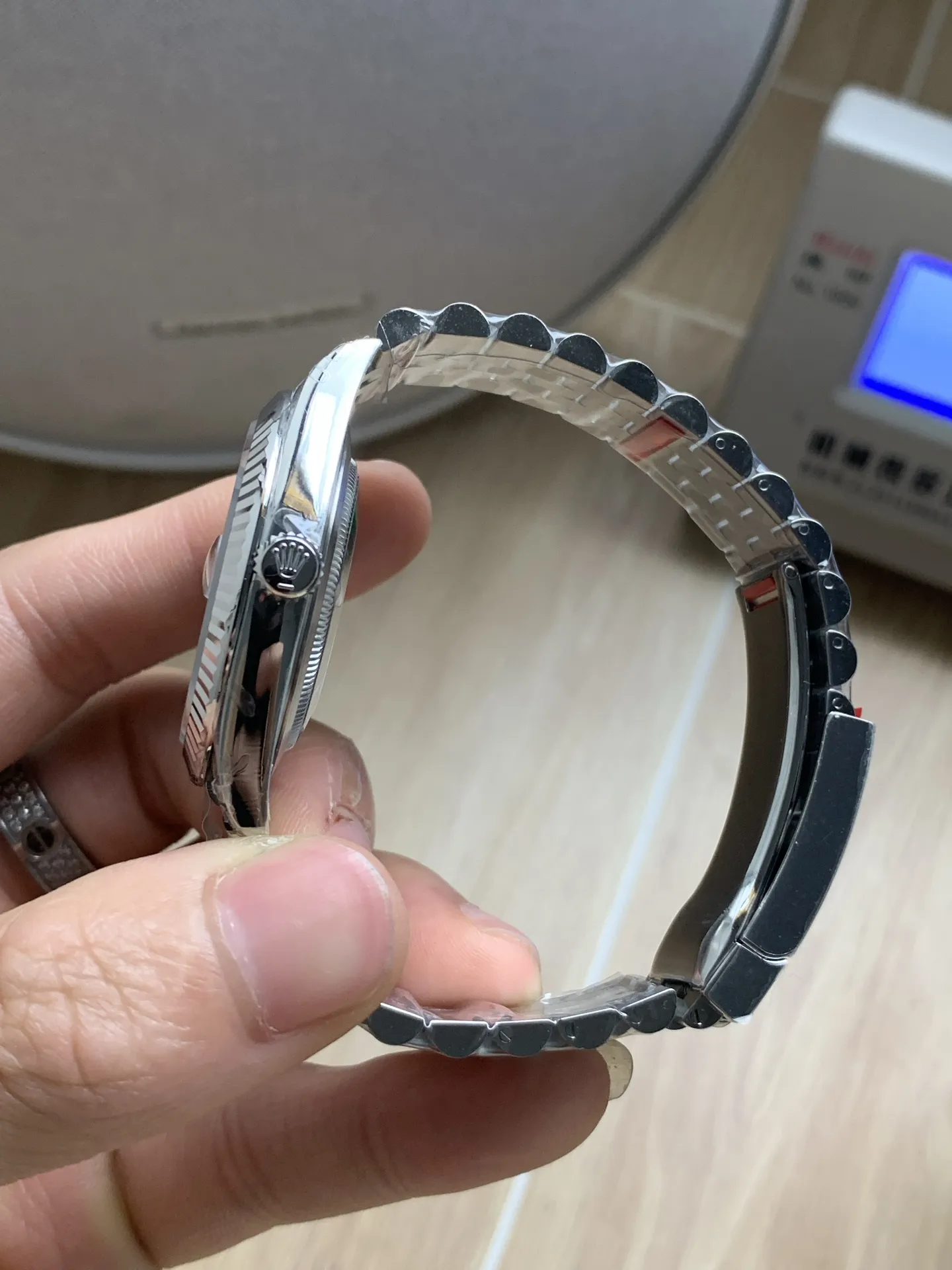 VS Factory Rolex Datejust 41mm Blue Fluted Motif Dial Fluted Bezel Jubilee Bracelet (126334) 1:1 Super Clone - DD3235 Movement - VS Factory Official photo 9