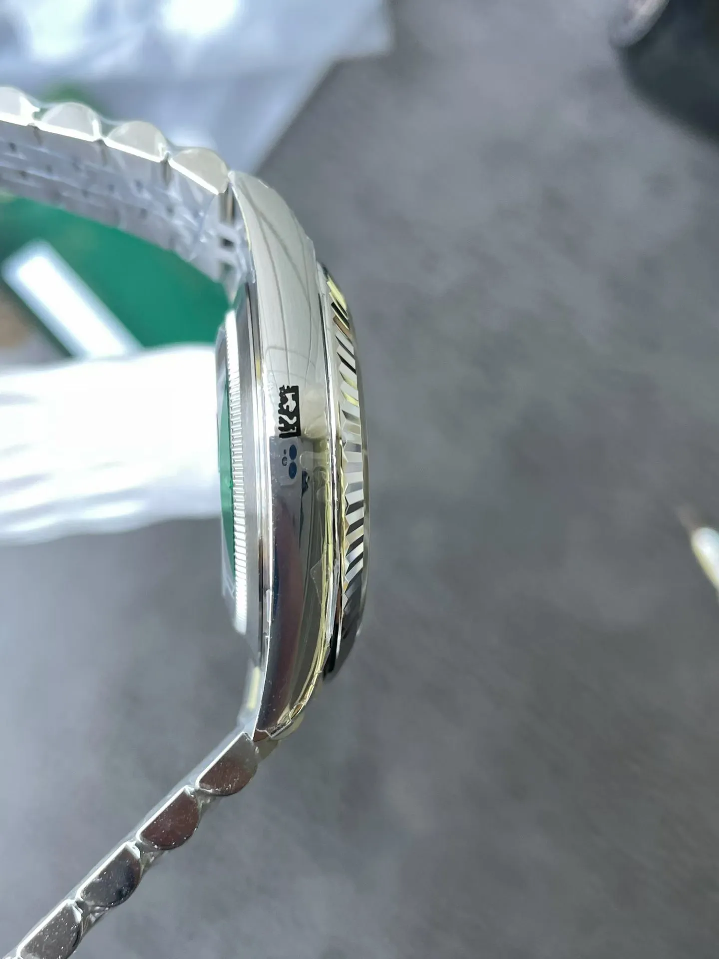 VS Factory Rolex Datejust 41mm Gradient Green Dial (126334) 1:1 Super Clone – DD3235 Movement - VS Factory Official photo 8