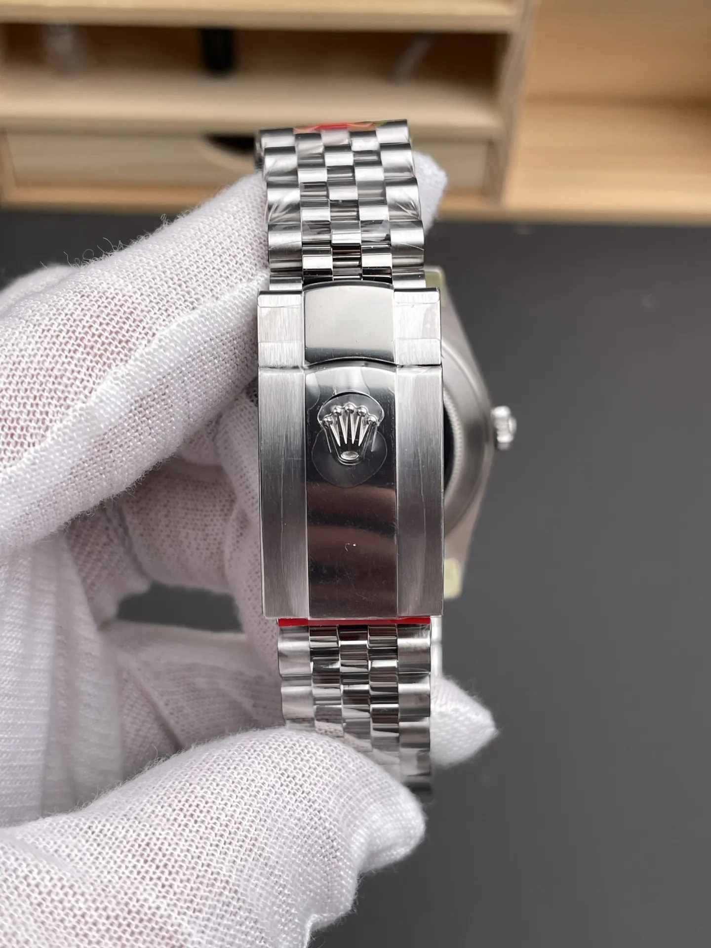 VS Factory Rolex Datejust 41mm Slate Grey"Wimbledon" Dial Fluted Bezel Jubilee Bracelet (126334) 1:1 Super Clone - DD3235 Movement - VS Factory Official photo 8