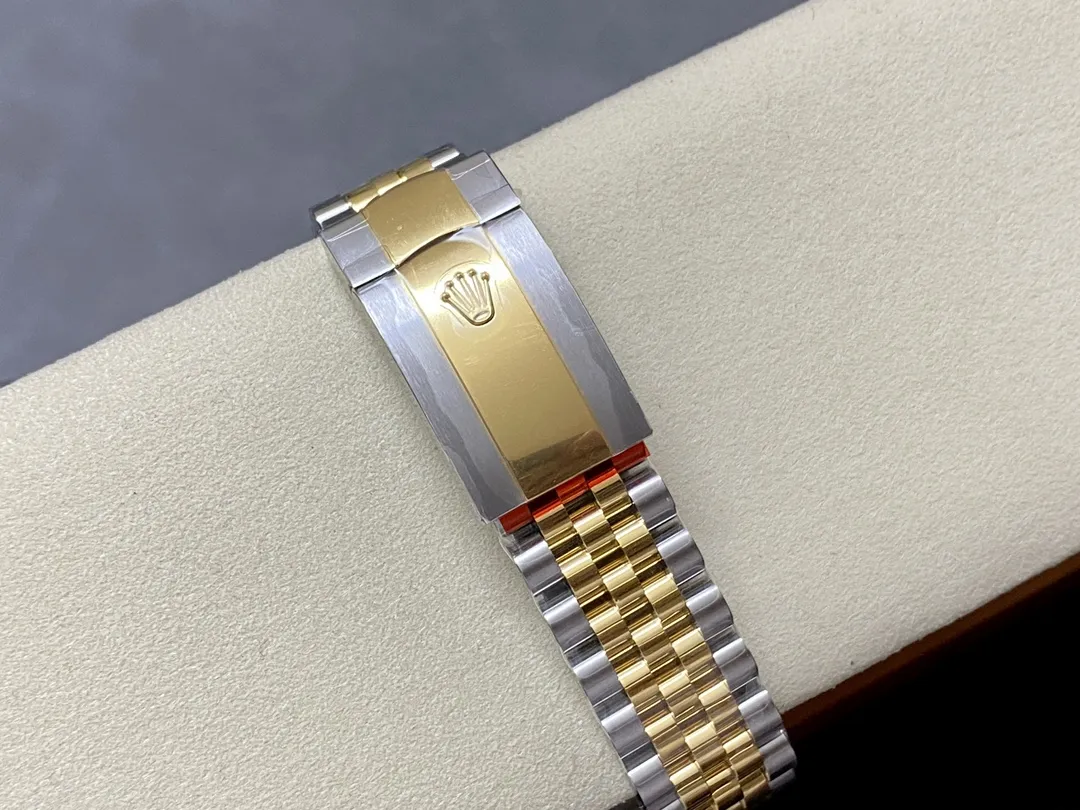 VS Factory Rolex Datejust 41mm Two-Tone Yellow Gold "Wimbledon" Dial Jubilee Bracelet (126333) 1:1 Super Clone - DD3235 Movement - VS Factory Official photo 9