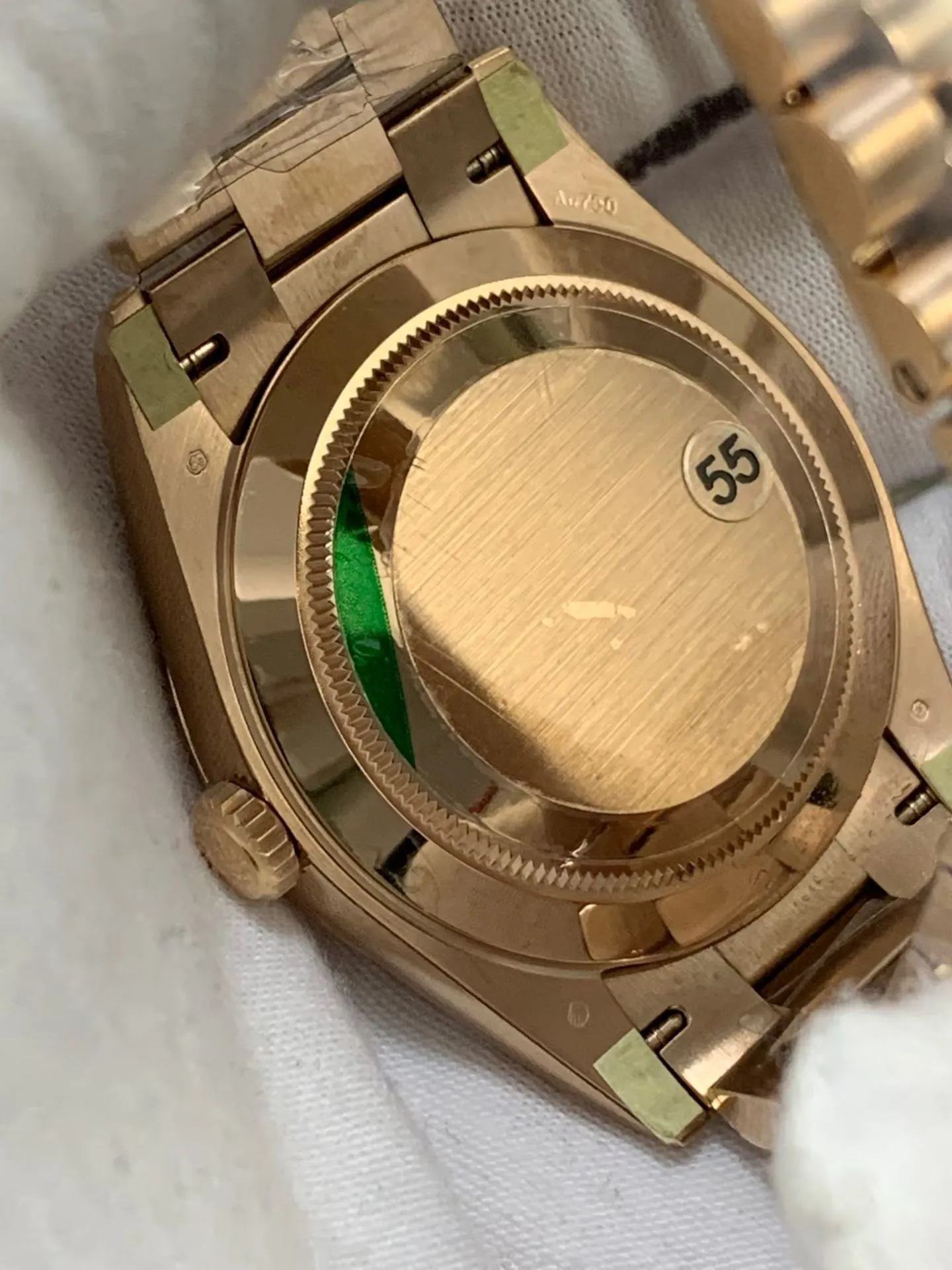 VS Factory Rolex Day-Date 40 Everose Gold White Baguette Diamond Dial (228235) V2 1:1 Super Clone - DD3255 Movement - VS Factory Official photo 6