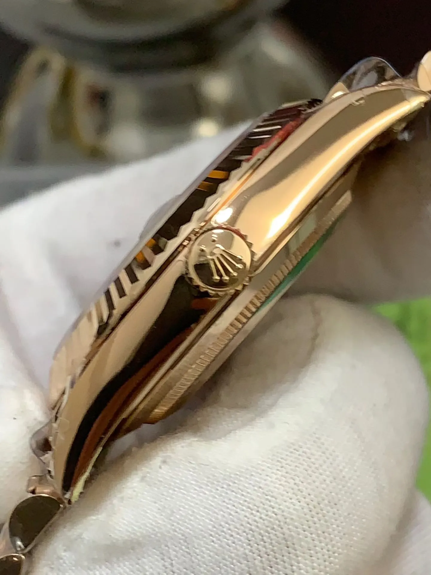 VS Factory Rolex Day-Date 40 Everose Gold White Baguette Diamond Dial (228235) V2 1:1 Super Clone - DD3255 Movement - VS Factory Official photo 7