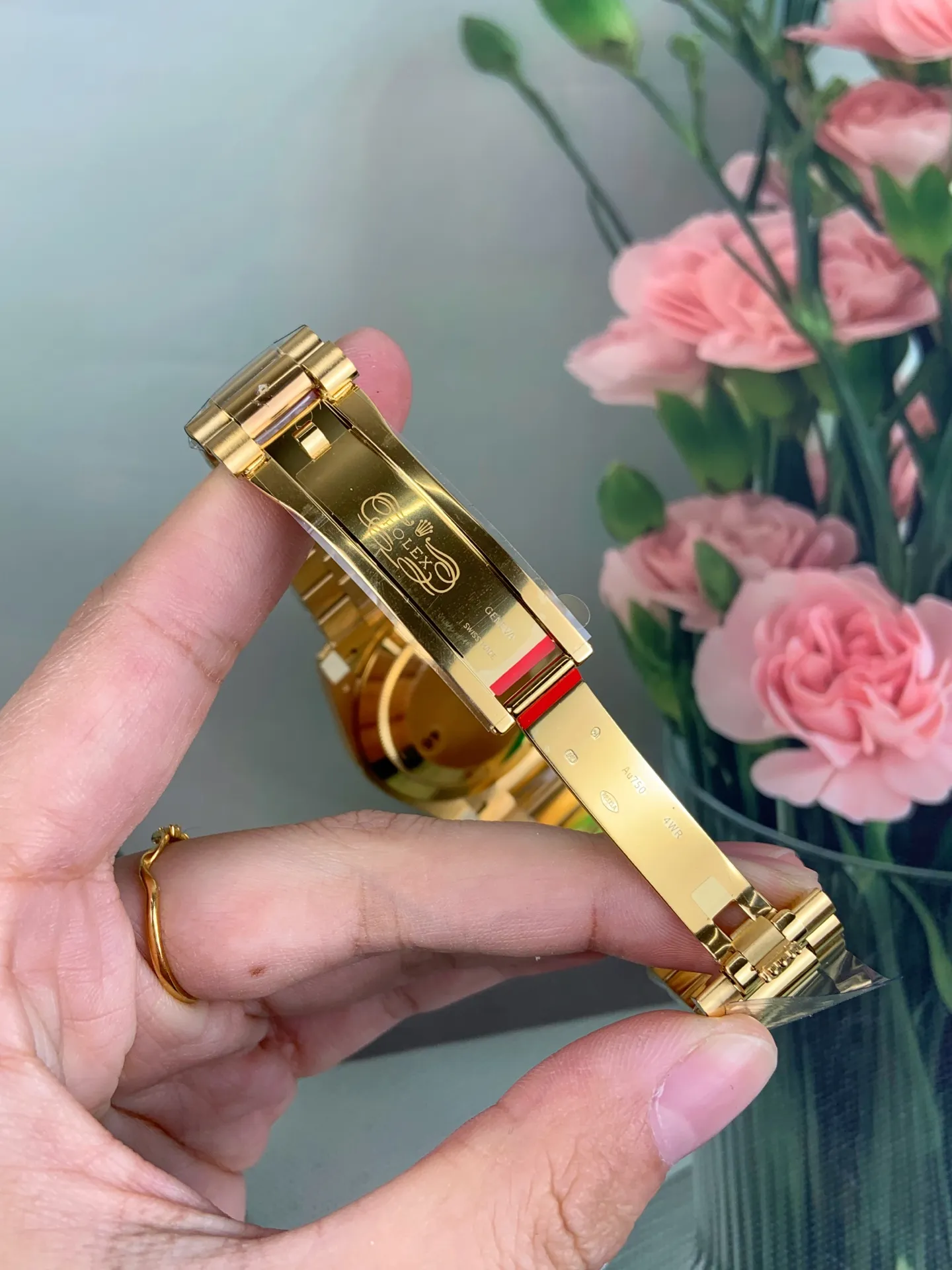 VS Factory Rolex Day-Date 40 Yellow Gold Black Baguette Diamond Dial (228238) V2 1:1 Super Clone - DD3255 Movement - VS Factory Official photo 7