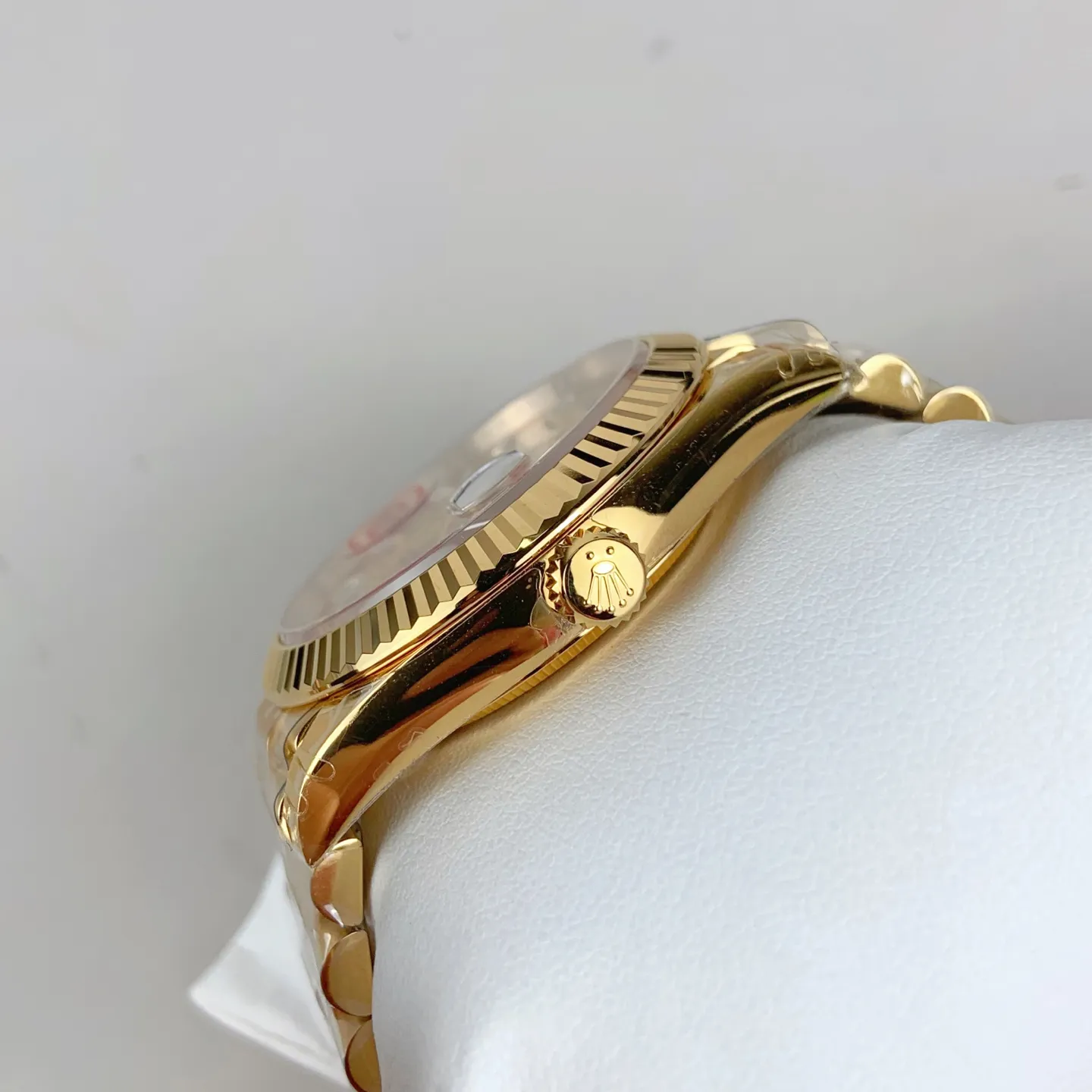 VS Factory Rolex Day-Date 40 Yellow Gold Champagne Baguette Diamond Dial (228238) V2 1:1 Super Clone - DD3255 Movement - VS Factory Official photo 7