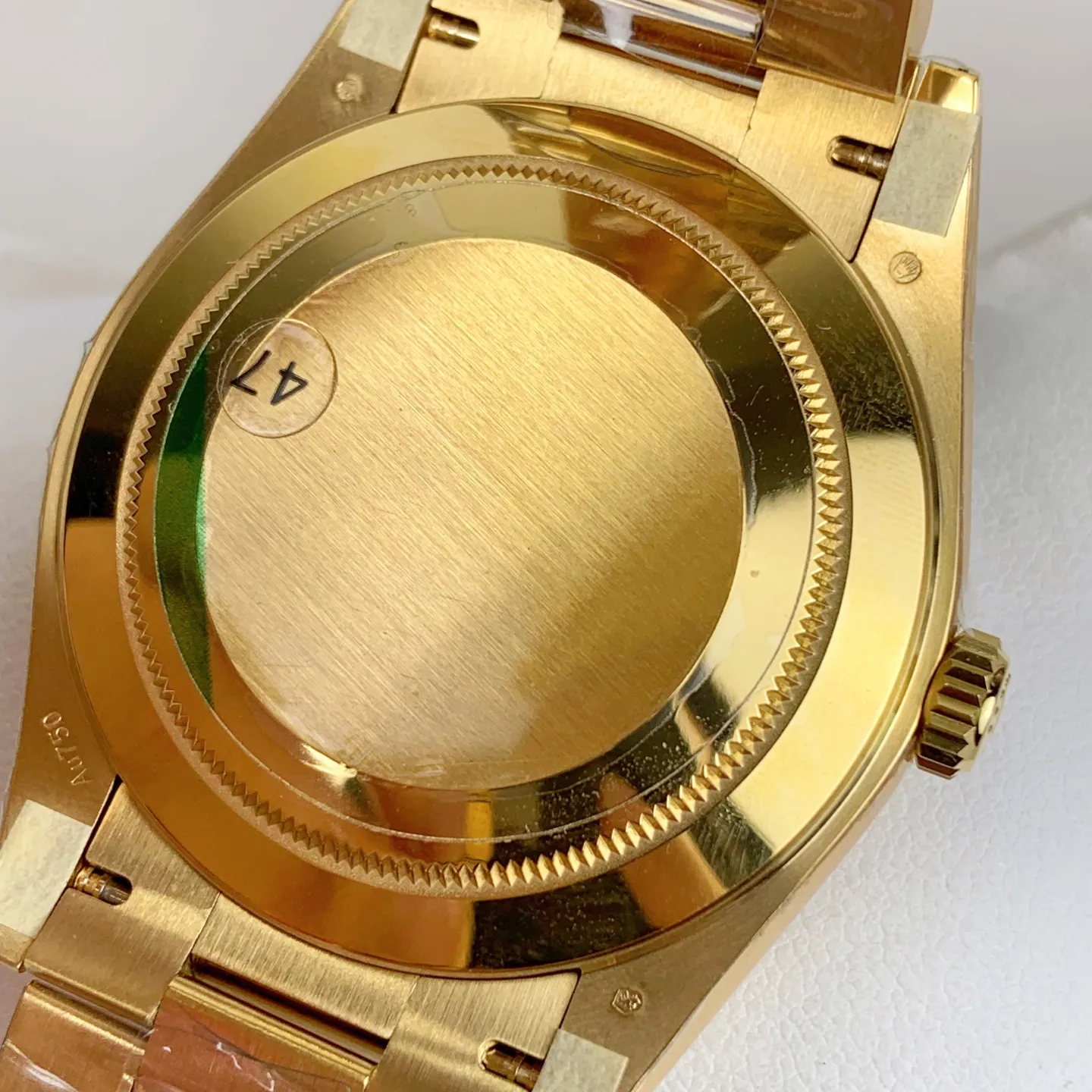 VS Factory Rolex Day-Date 40 Yellow Gold Champagne Baguette Diamond Dial (228238) V2 1:1 Super Clone - DD3255 Movement - VS Factory Official photo 8