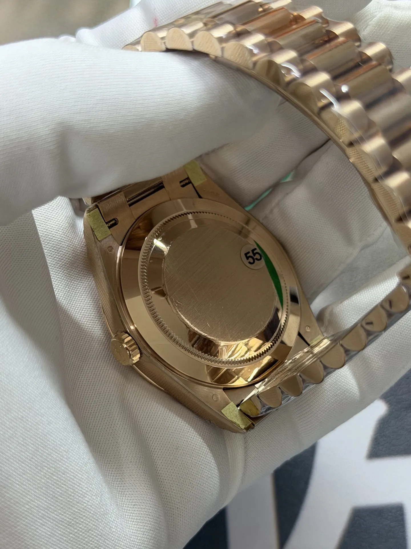 VS Factory Rolex Day-Date 40mm Everose Gold Ombré Grey Roman Dial (228235) 1:1 Super Clone – DD3255 Movement - VS Factory Official photo 7