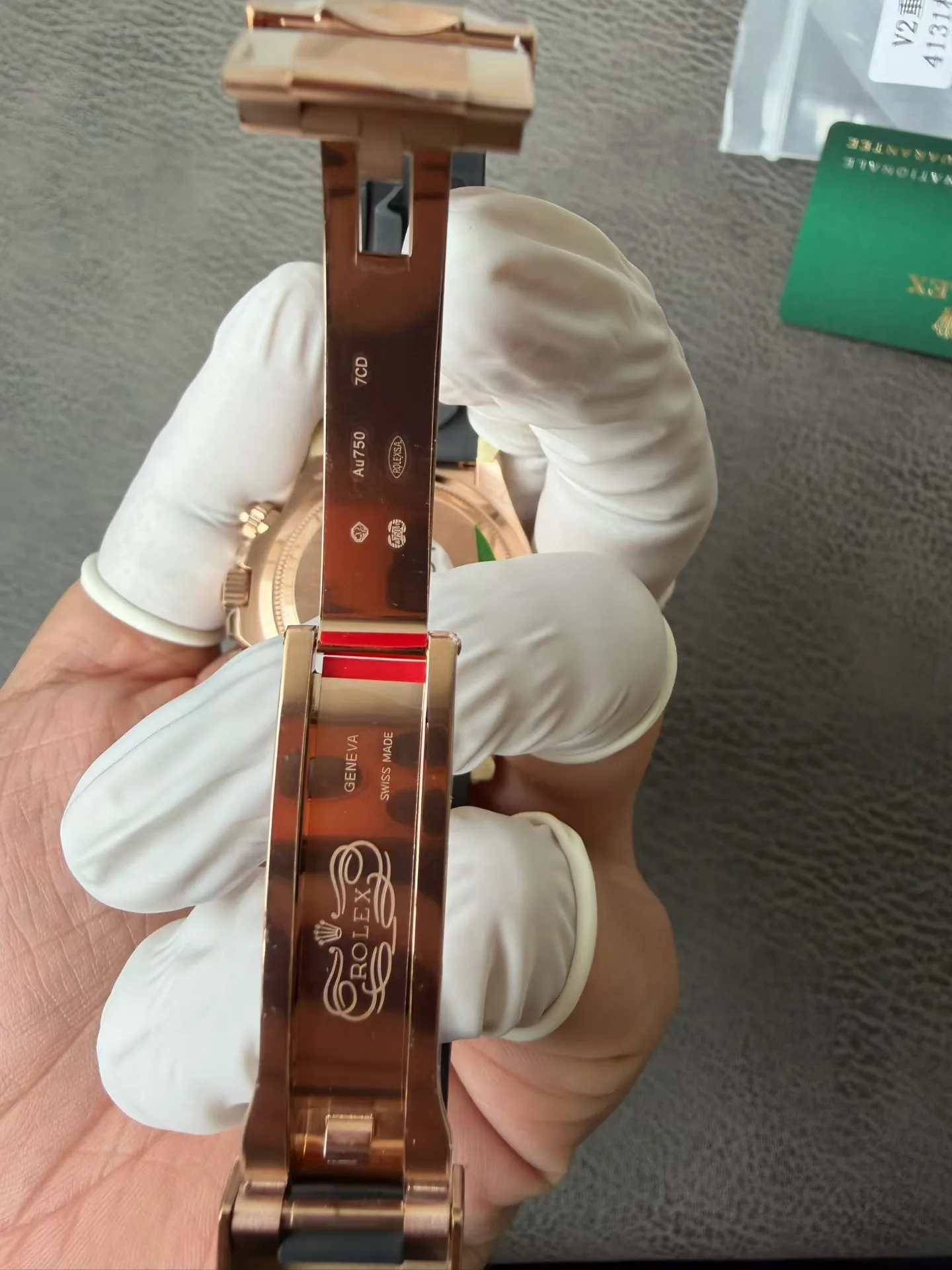 VS Factory Rolex Daytona 40mm Everose Gold Chocolate Dial Rubber Strap (126515LN) 1:1 Super Clone - DD4131 Movement - VS Factory Official photo 6