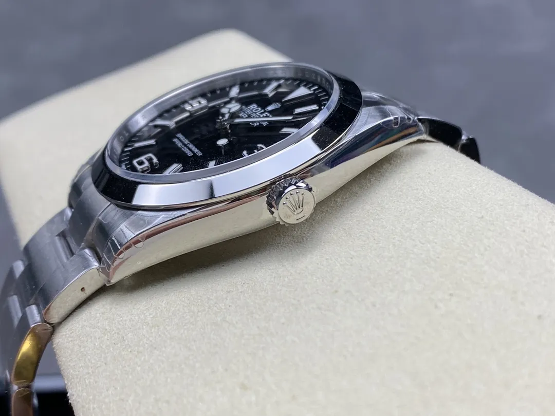 VS Factory Rolex Explorer 36mm Black "3-6-9" Dial Smooth Bezel Oyster Bracelet (124270) 1:1 Super Clone - DD3230 Movement - VS Factory Official photo 5