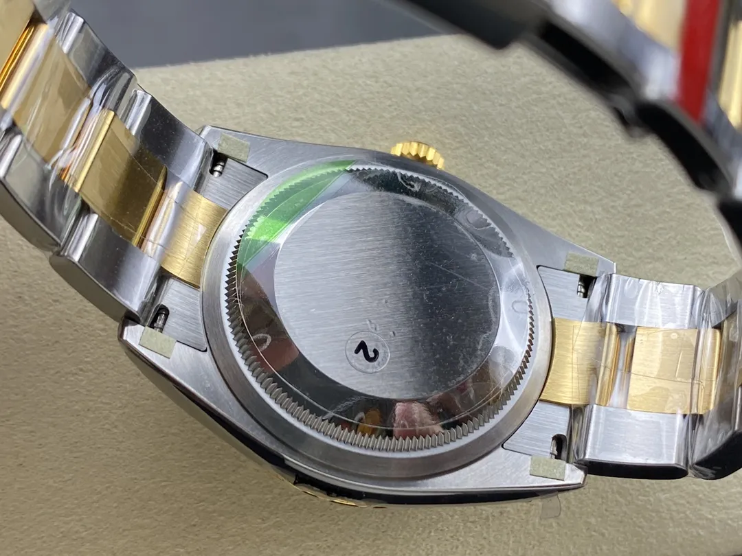 VS Factory Rolex Explorer 36mm Two-Tone Yellow Gold Black "3-6-9" Dial Smooth Bezel Oyster Bracelet (124273) 1:1 Super Clone - DD3230 Movement - VS Factory Official photo 8
